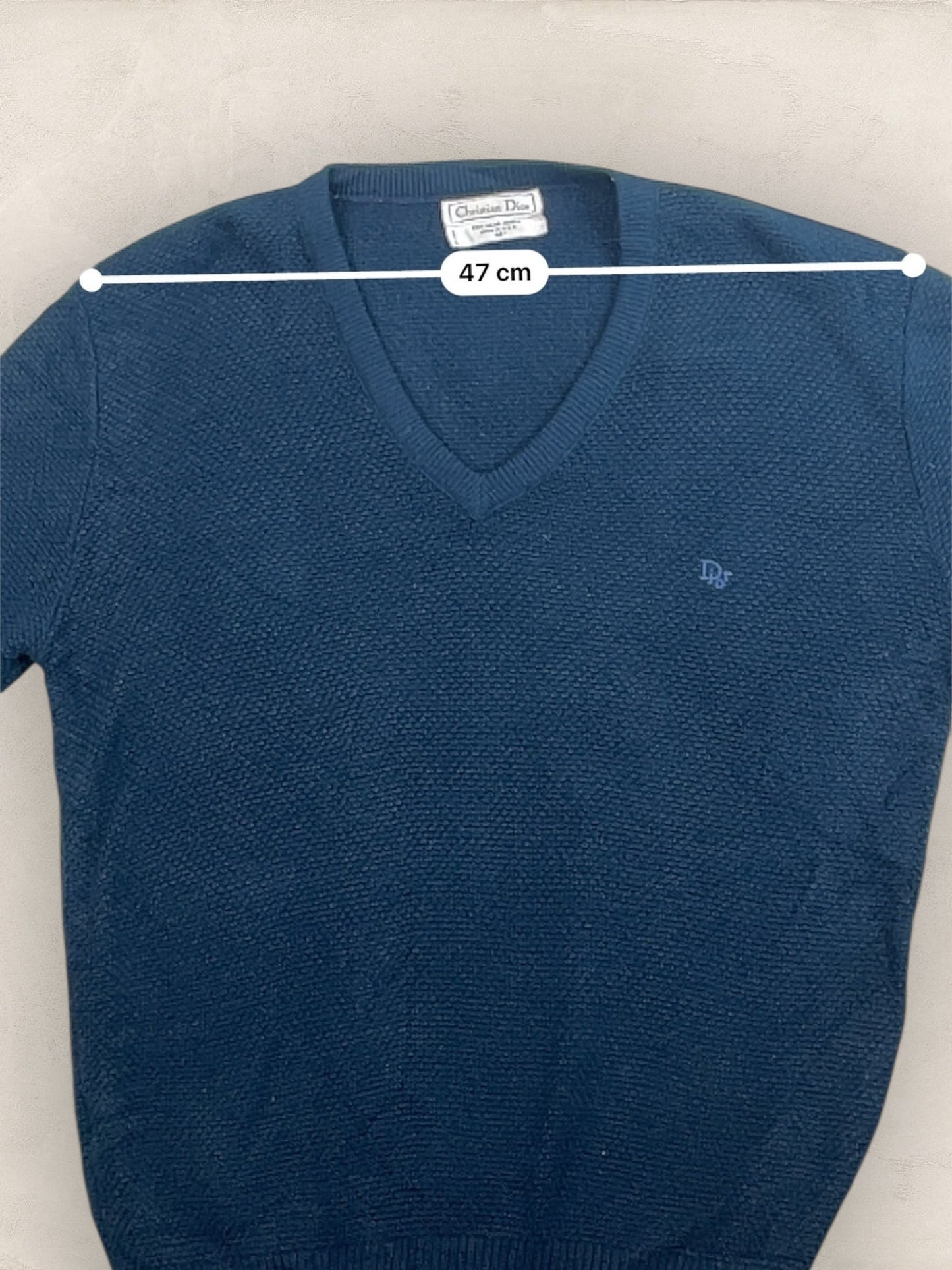 Pull Christian Dior Vintage Bleu Marine Homme M Ref: 2573 - Bleu Marine - M - amifrip