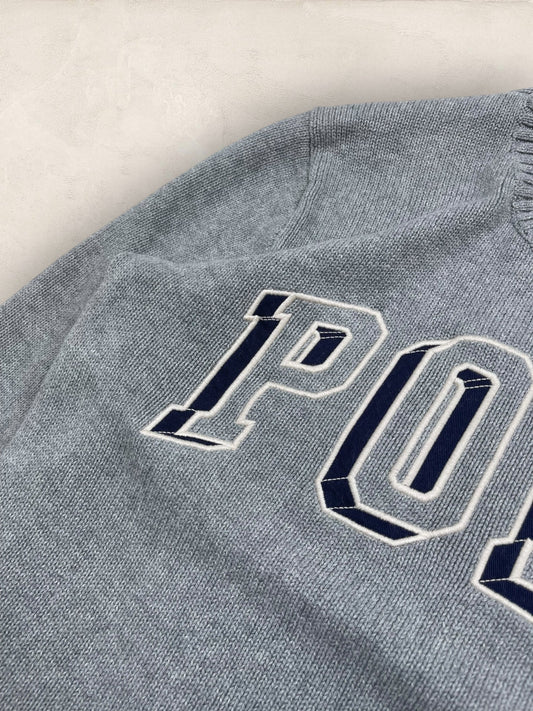 Pull femme Col Rond Ralph Lauren Gris S Ref:4046 - Gris - S - amifrip