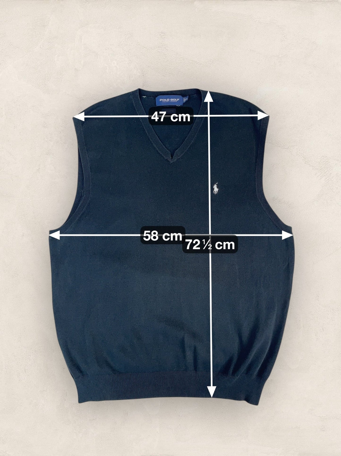 Pull Homme sans manches Ralph Lauren Noir XL Ref:4027 - Noir - XL - amifrip