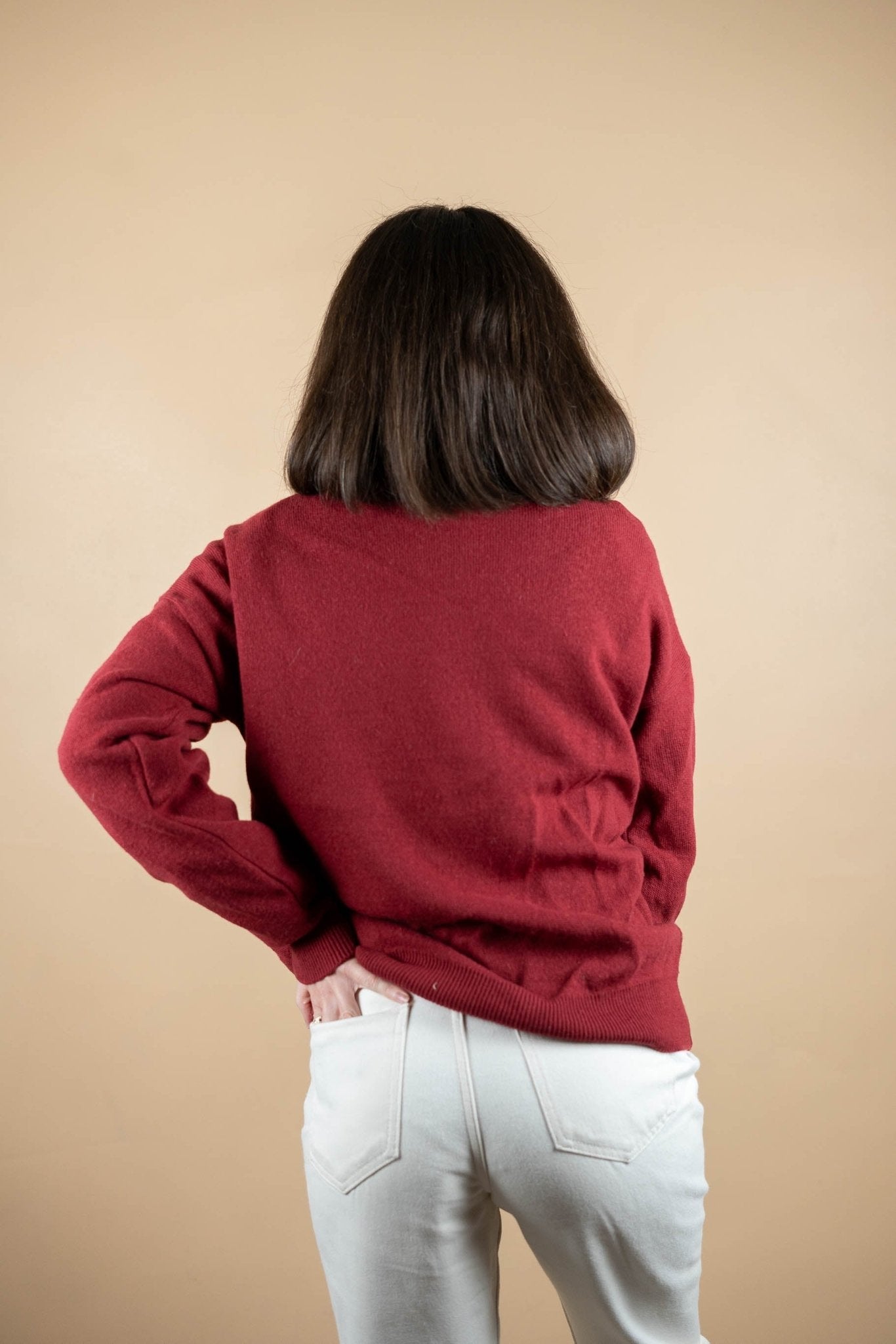 Pull Lacoste Vintage ref: 1618 - ROUGE - M - amifrip - Friperie en ligne et vêtements vintage