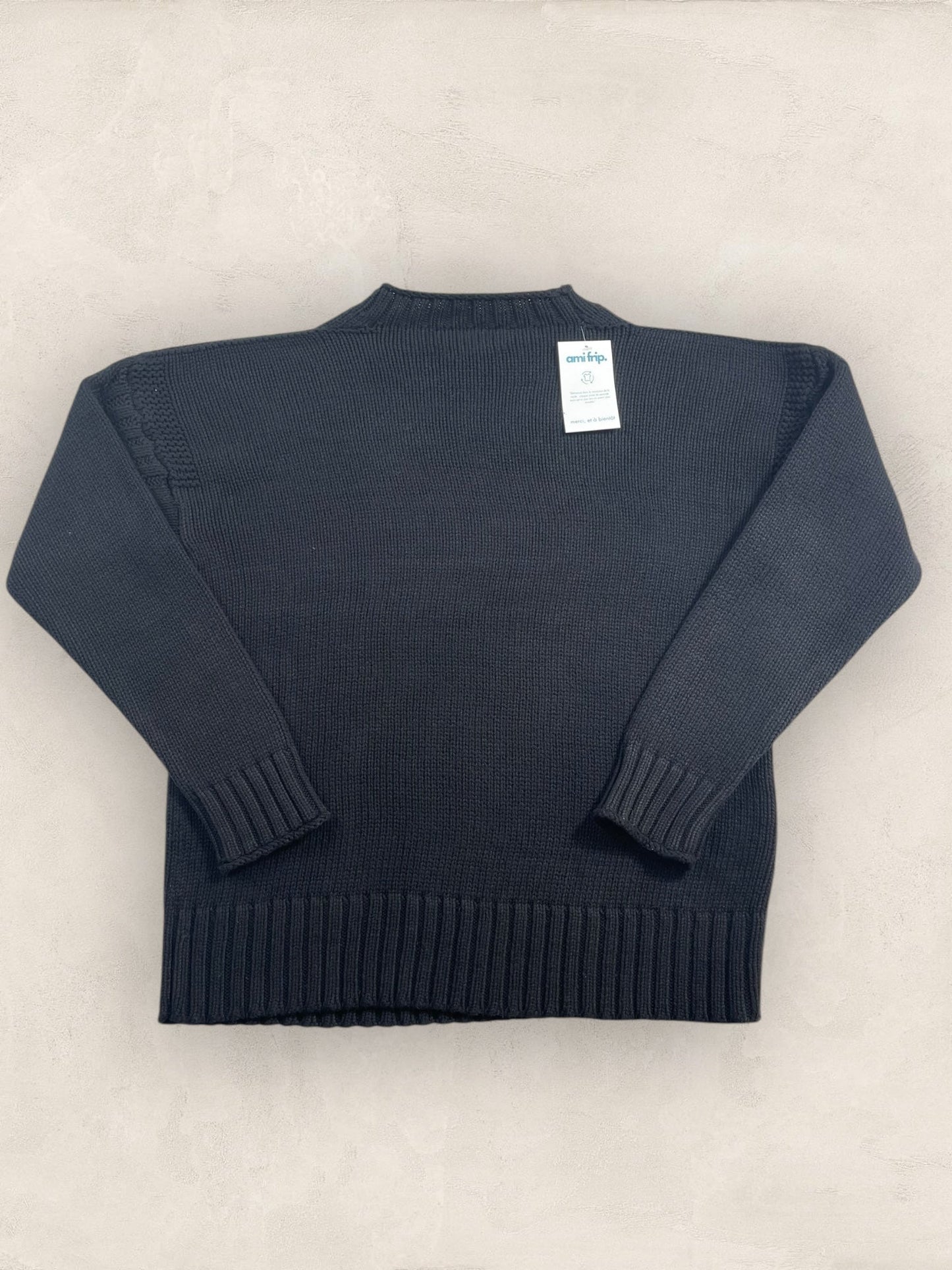 pull - ralph - lauren - flag - ref: - 2600 - NOIR - L - amifrip - Friperie en ligne et vêtements vintage