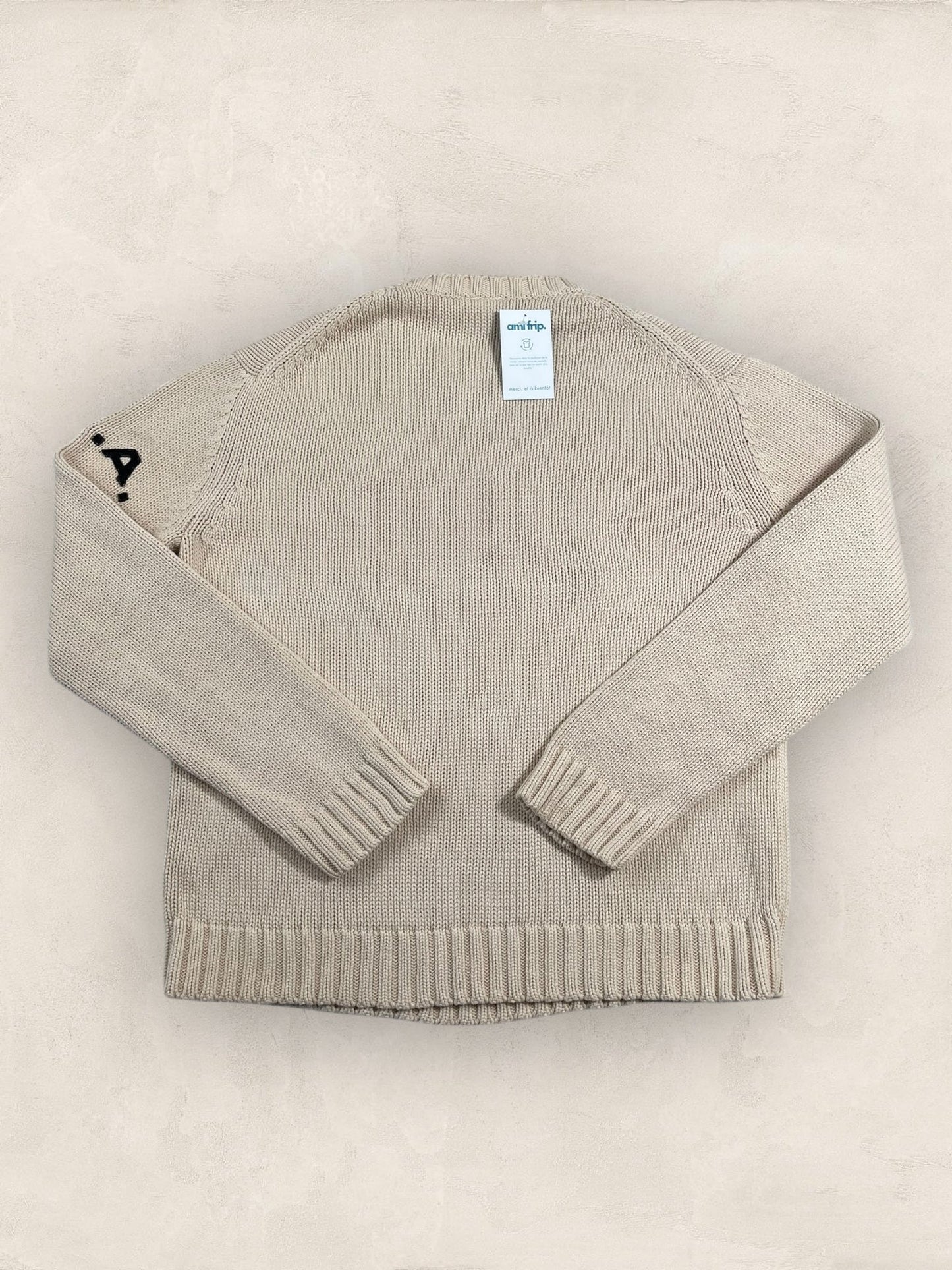 Pull Ralph Lauren Flag/Drapeau américain ref: 2603 - CREME - L - amifrip - Friperie en ligne et vêtements vintage