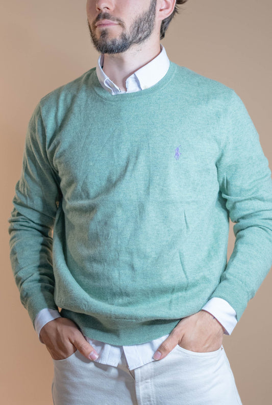 Pull Ralph Lauren Homme 329 - VERT - L - amifrip - Friperie en ligne et vêtements vintage