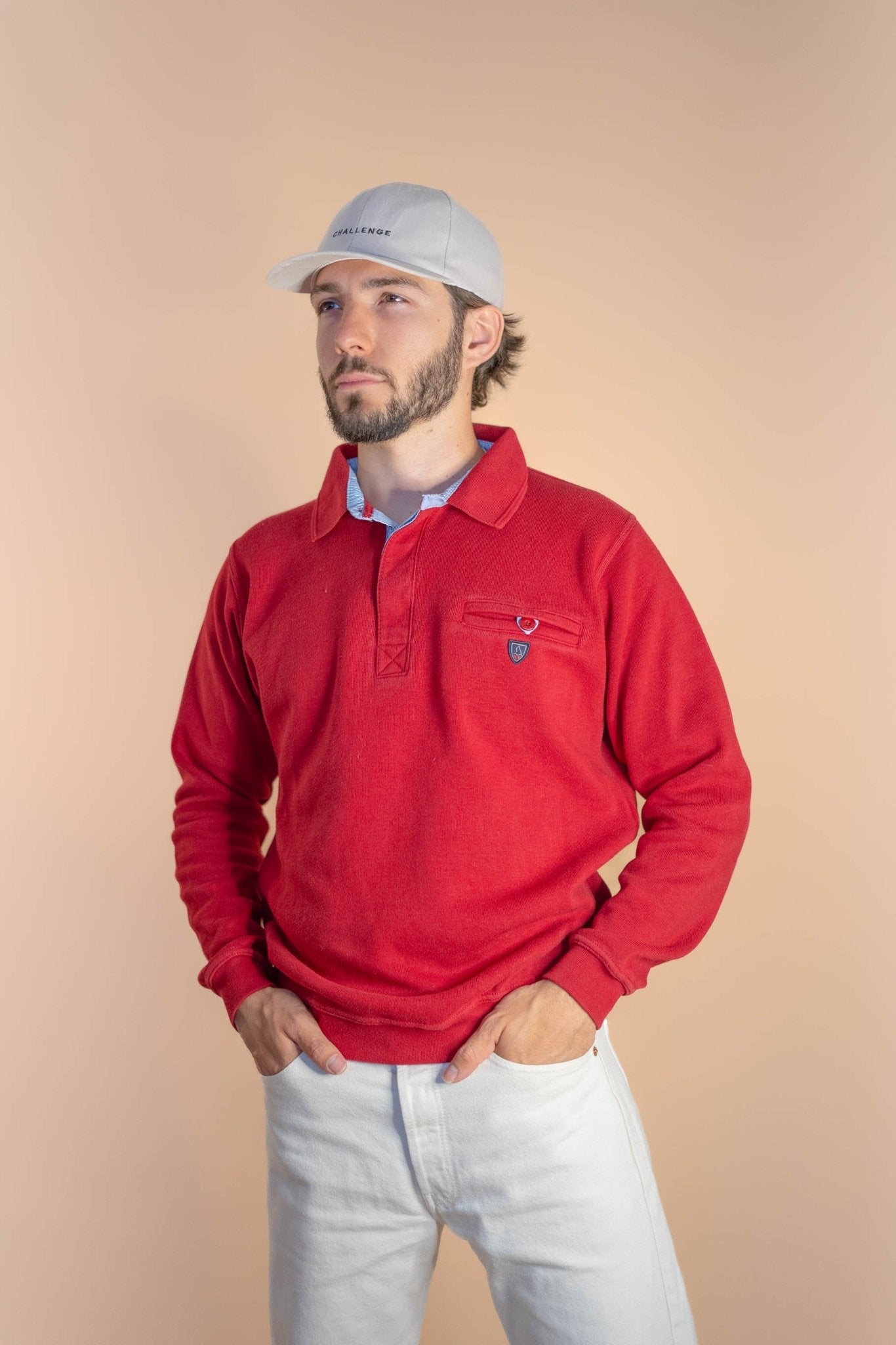 Pull Rouge Homme 943 - ROUGE - M - amifrip - Friperie en ligne et vêtements vintage
