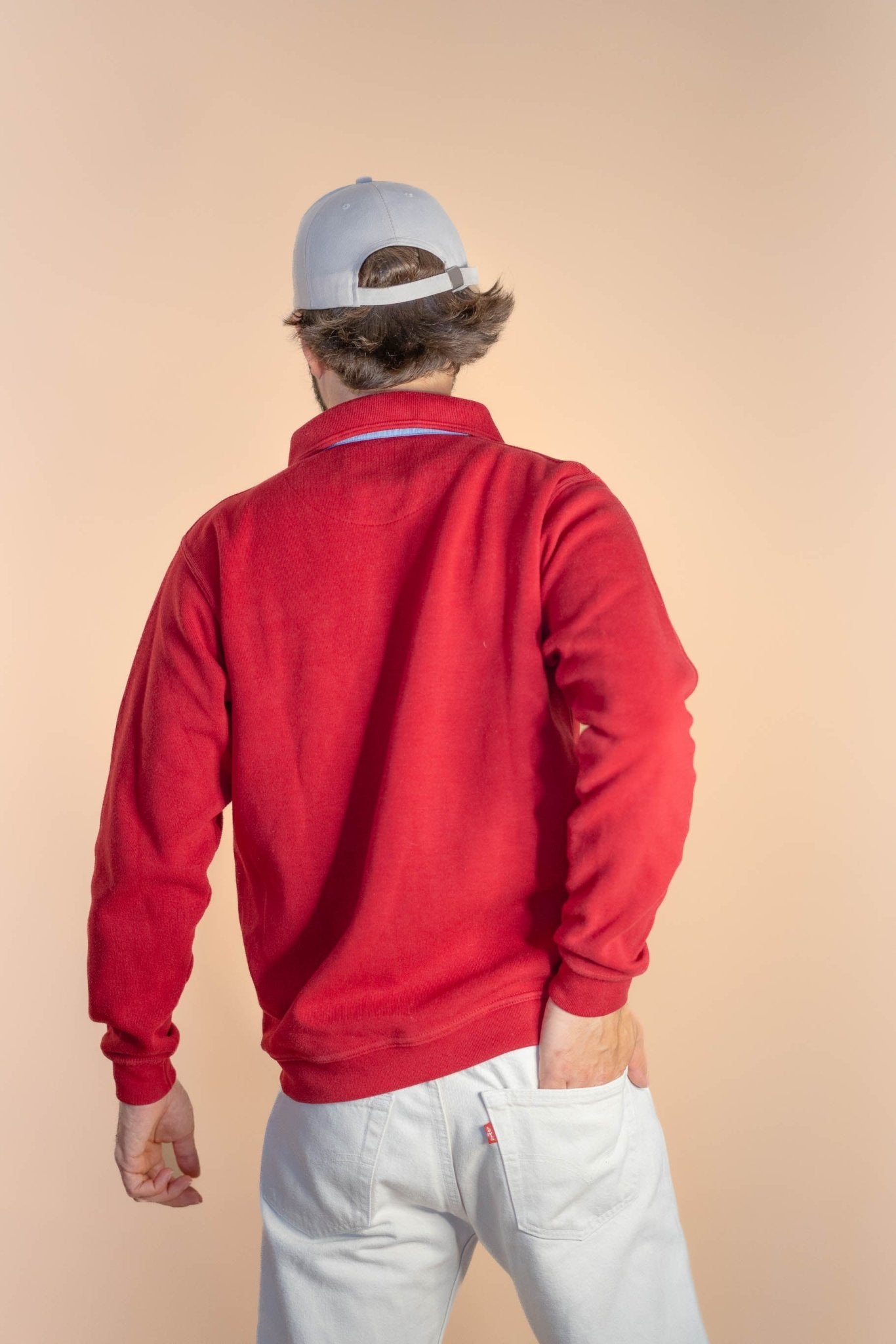 Pull Rouge Homme 943 - ROUGE - M - amifrip - Friperie en ligne et vêtements vintage