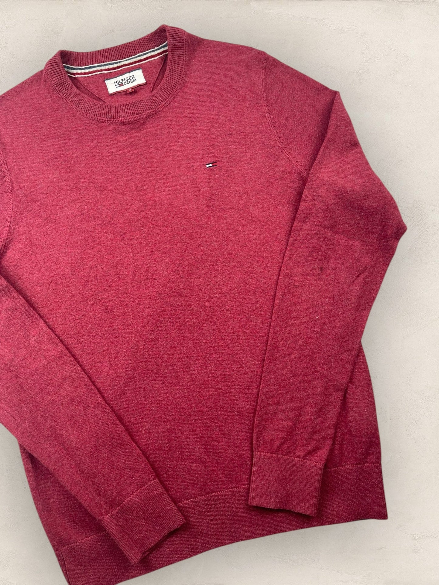 Pull Tommy Hilfiger Bordeaux S Homme Ref : 8 - Bordeaux - S - amifrip - Friperie en ligne et vêtements vintage