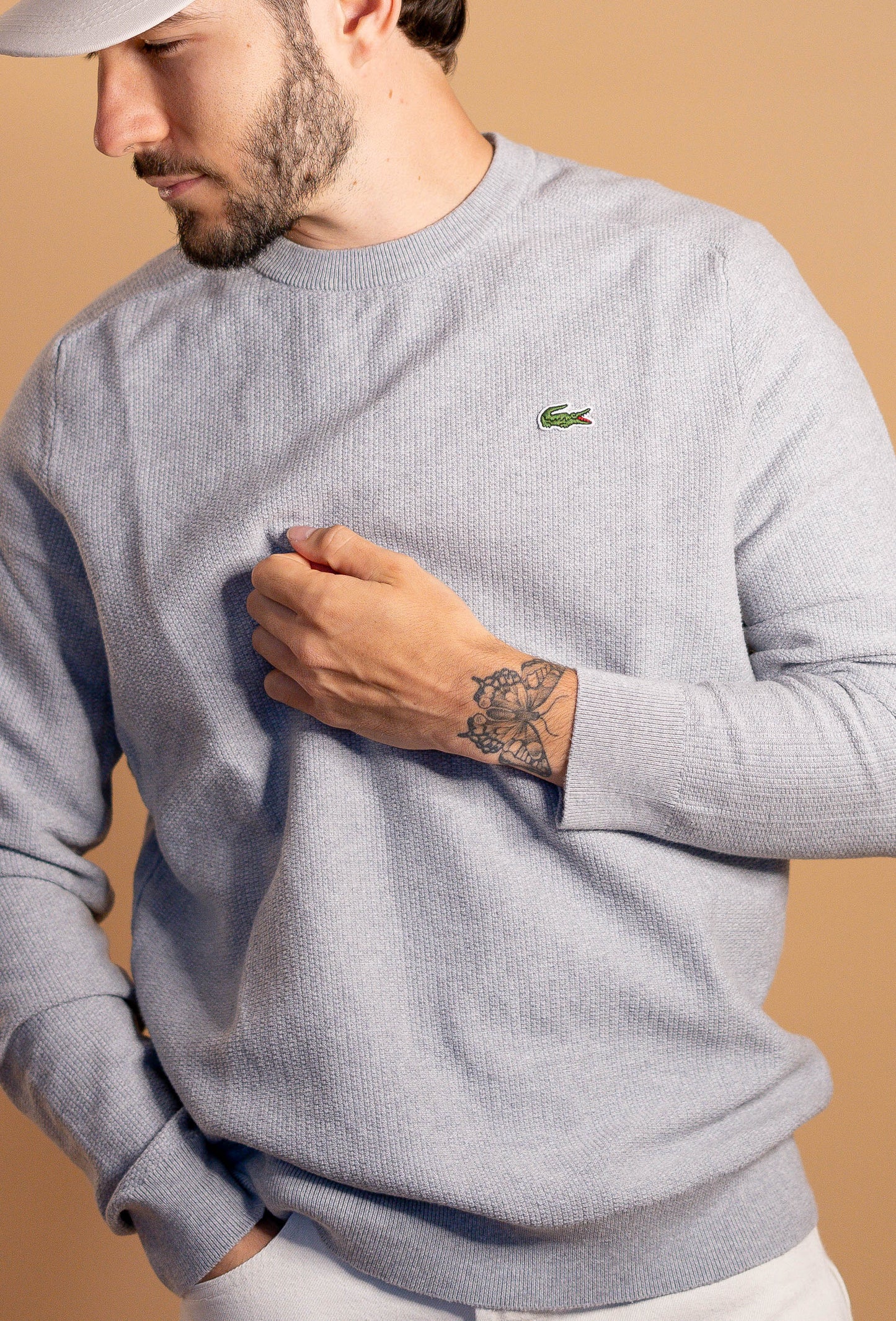 Sweat Lacoste Homme Gris #423