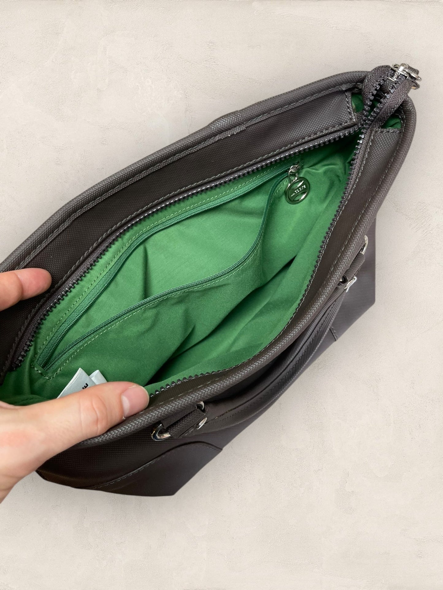 Sac à main Lacoste Marron Femme Ref : 882 - Marron - TU - amifrip - Friperie en ligne et vêtements vintage