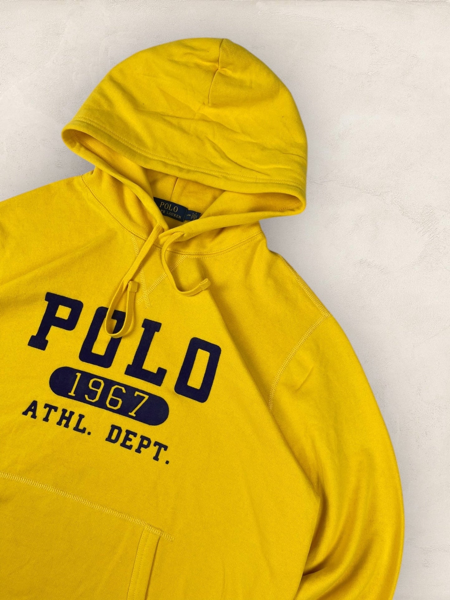 Sweat à Capuche Ralph Lauren Homme - XS - Jaune - amifrip - Friperie en ligne et vêtements vintage
