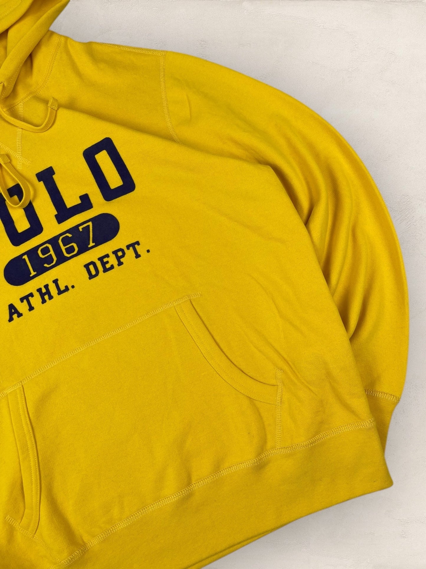 Sweat à Capuche Ralph Lauren Homme - XS - Jaune - amifrip - Friperie en ligne et vêtements vintage
