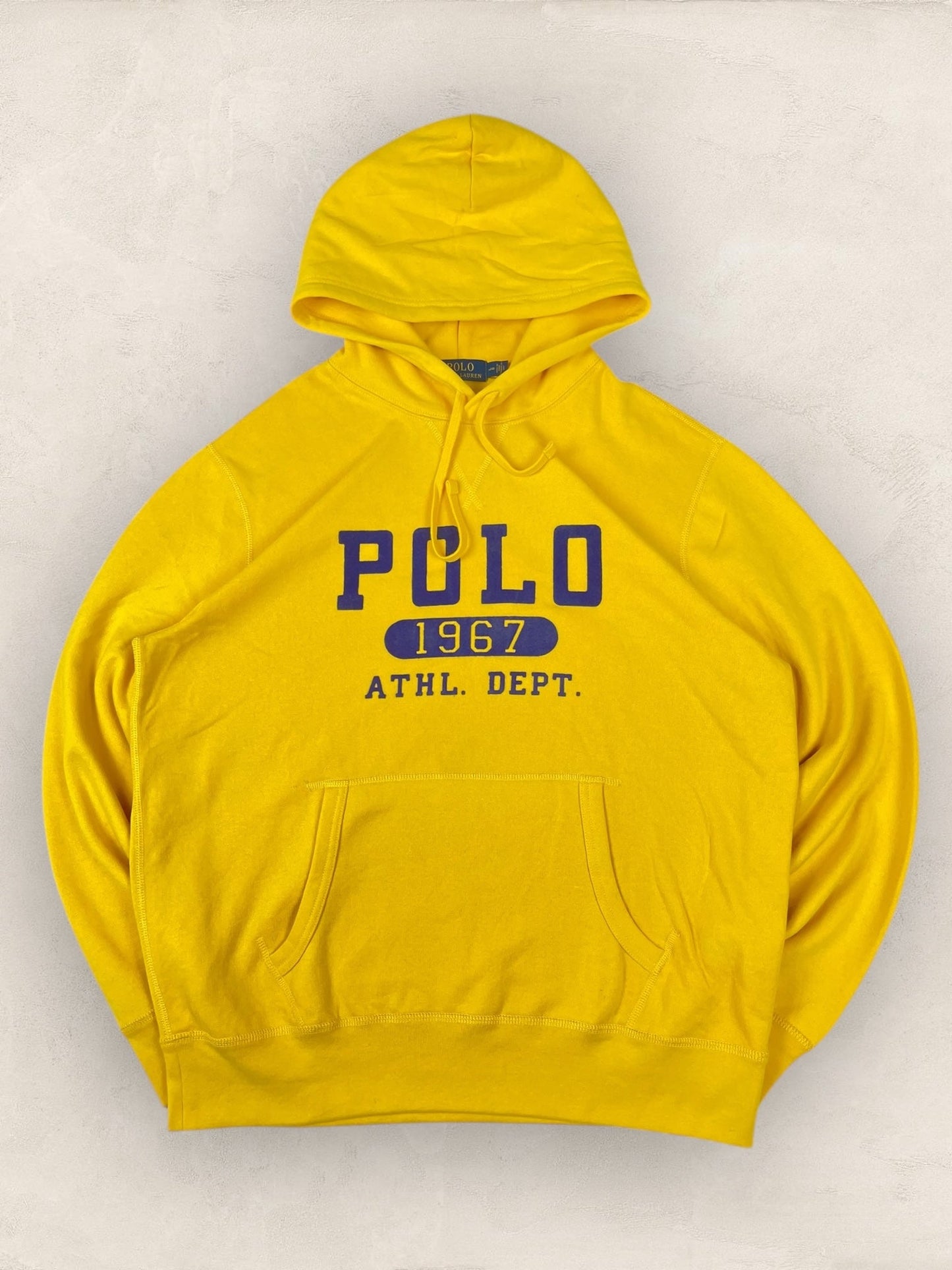 Sweat à Capuche Ralph Lauren Homme - XS - Jaune - amifrip - Friperie en ligne et vêtements vintage
