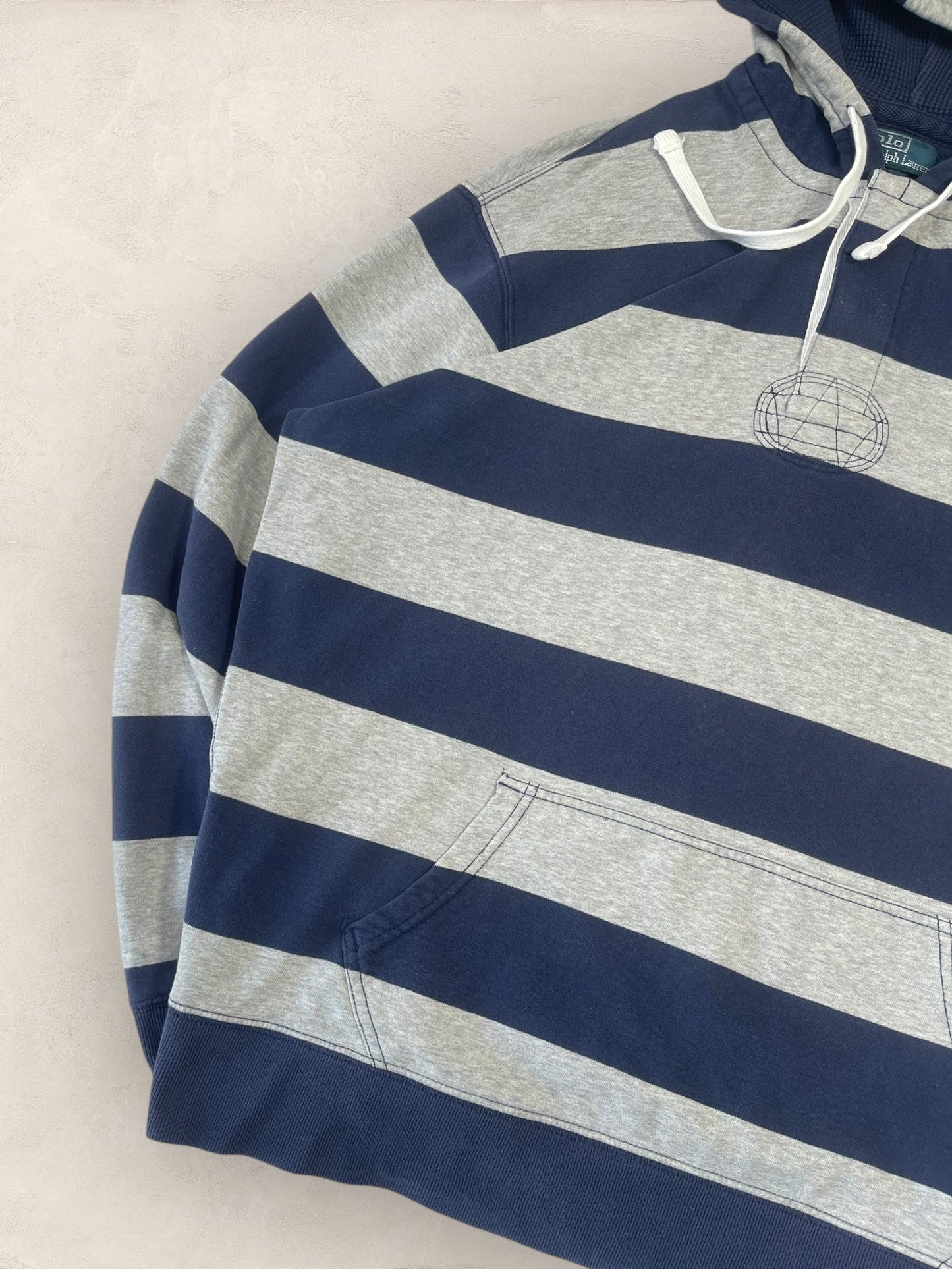 Sweat à capuche Ralph Lauren Ref: 2671 - BLEU MARINE - XL - amifrip - Friperie en ligne et vêtements vintage