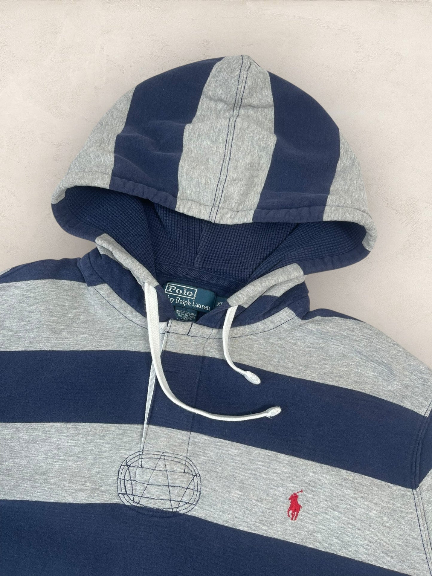 Sweat à capuche Ralph Lauren Ref: 2671 - BLEU MARINE - XL - amifrip - Friperie en ligne et vêtements vintage
