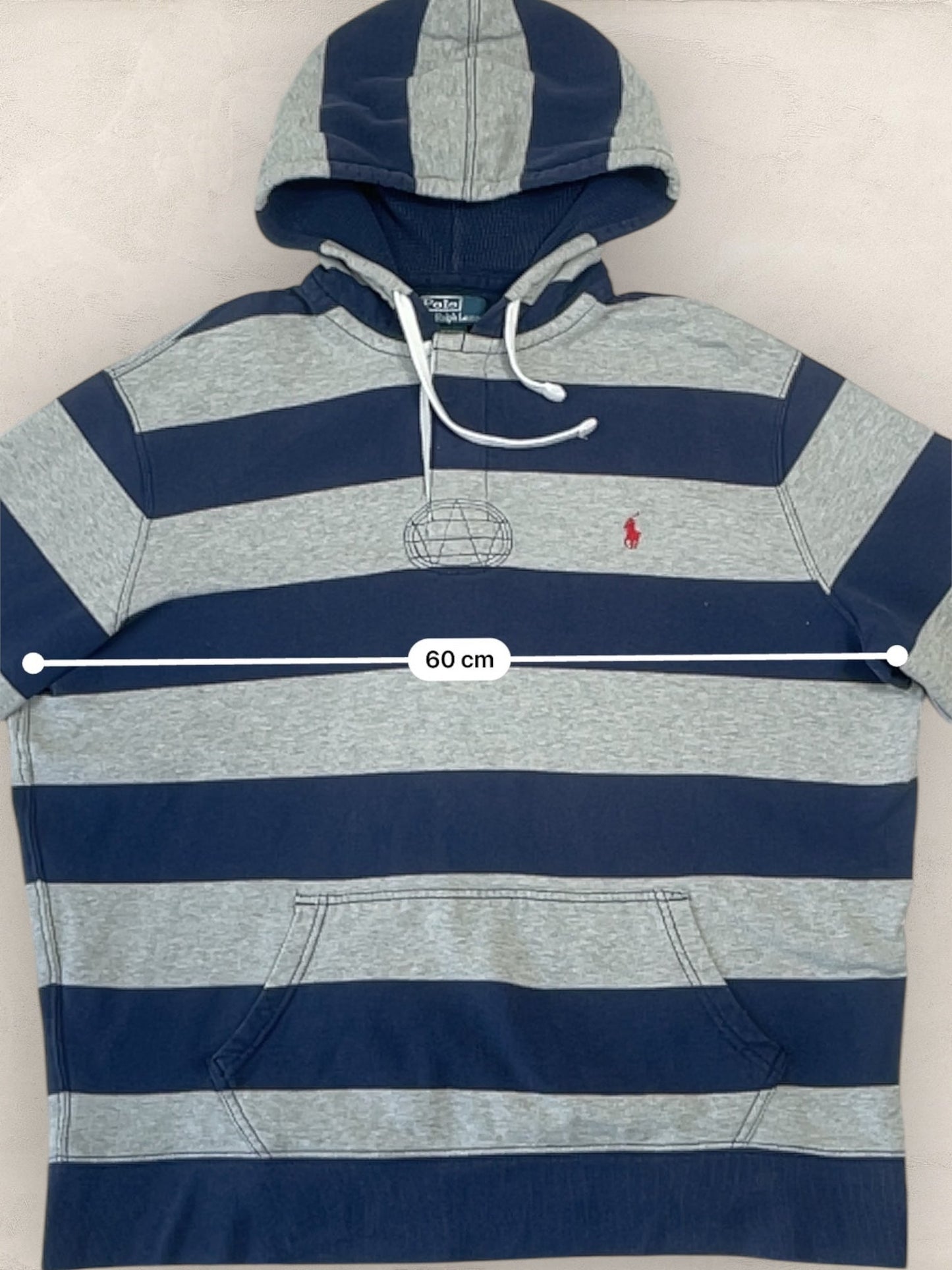 Sweat à capuche Ralph Lauren Ref: 2671 - BLEU MARINE - XL - amifrip - Friperie en ligne et vêtements vintage