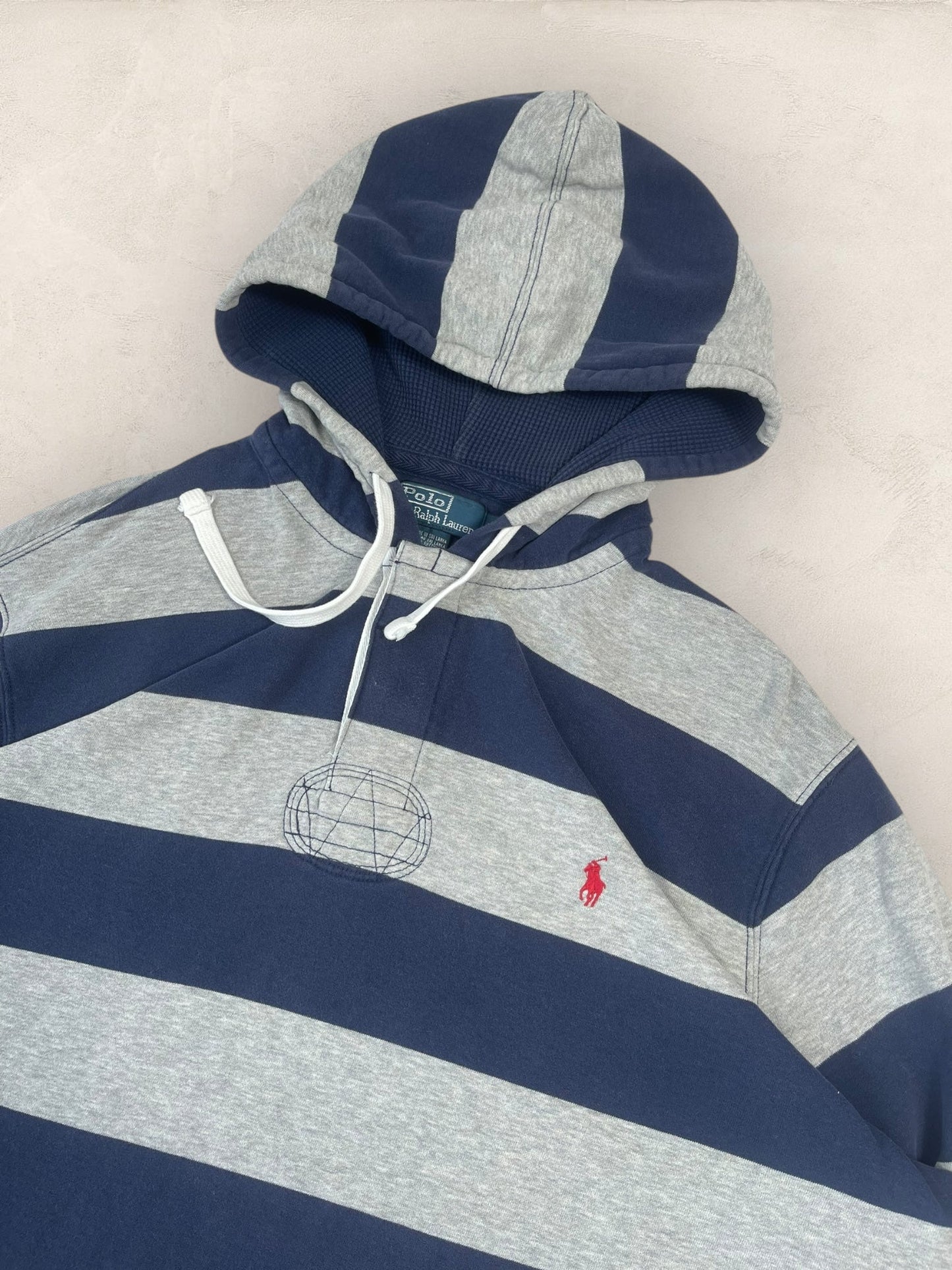 Sweat à capuche Ralph Lauren Ref: 2671 - BLEU MARINE - XL - amifrip - Friperie en ligne et vêtements vintage