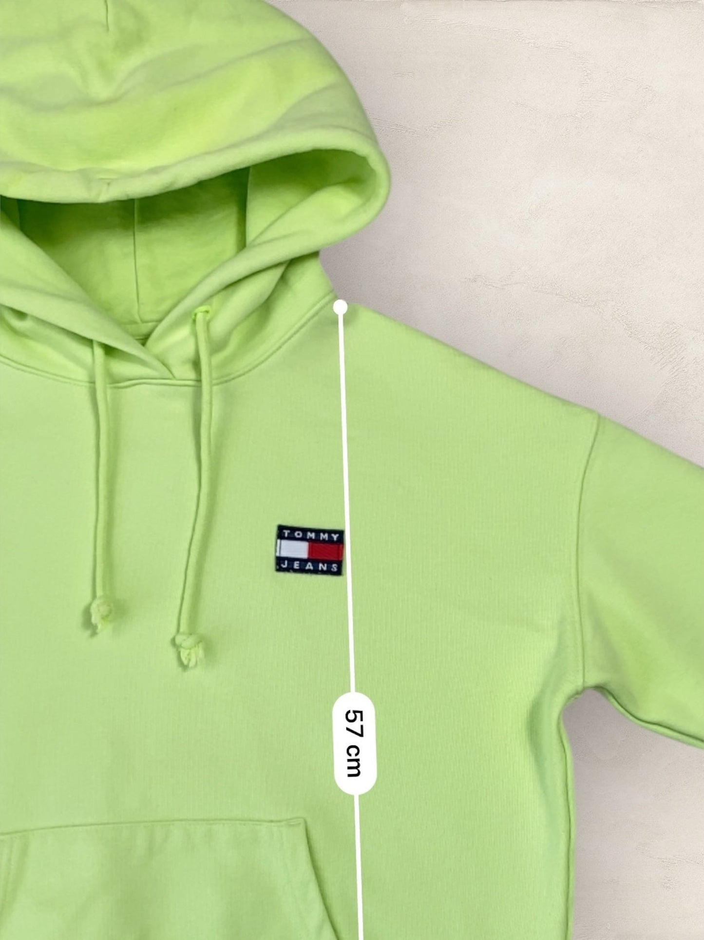 Sweat à capuche Tommy Hilfiger Jaune M Femme Ref: 2732 - Jaune - M - amifrip - Friperie en ligne et vêtements vintage