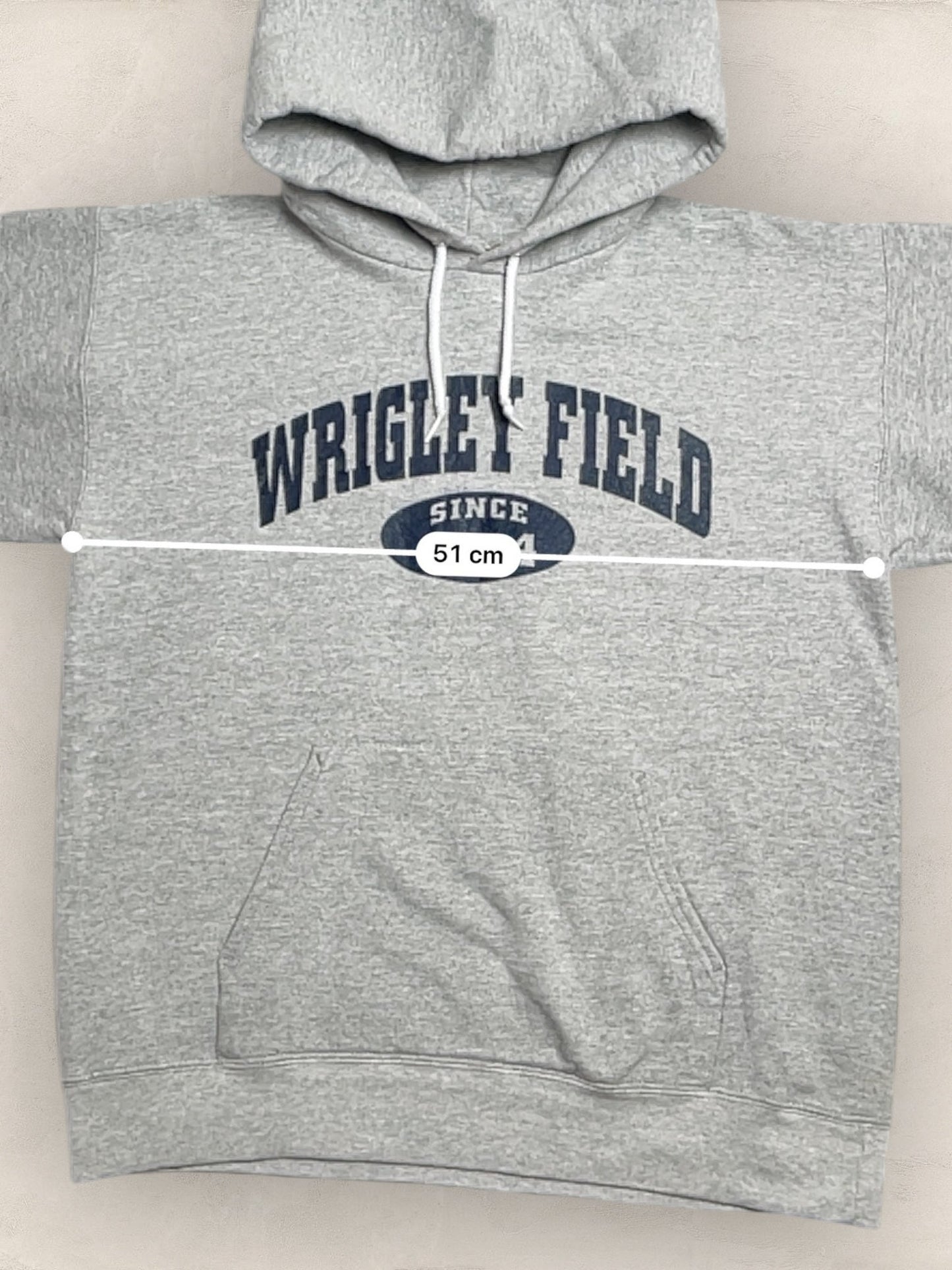Sweat à capuche « Wrigley Field » Sport - Team Ref: 2275 - GRIS - S - amifrip - Friperie en ligne et vêtements vintage