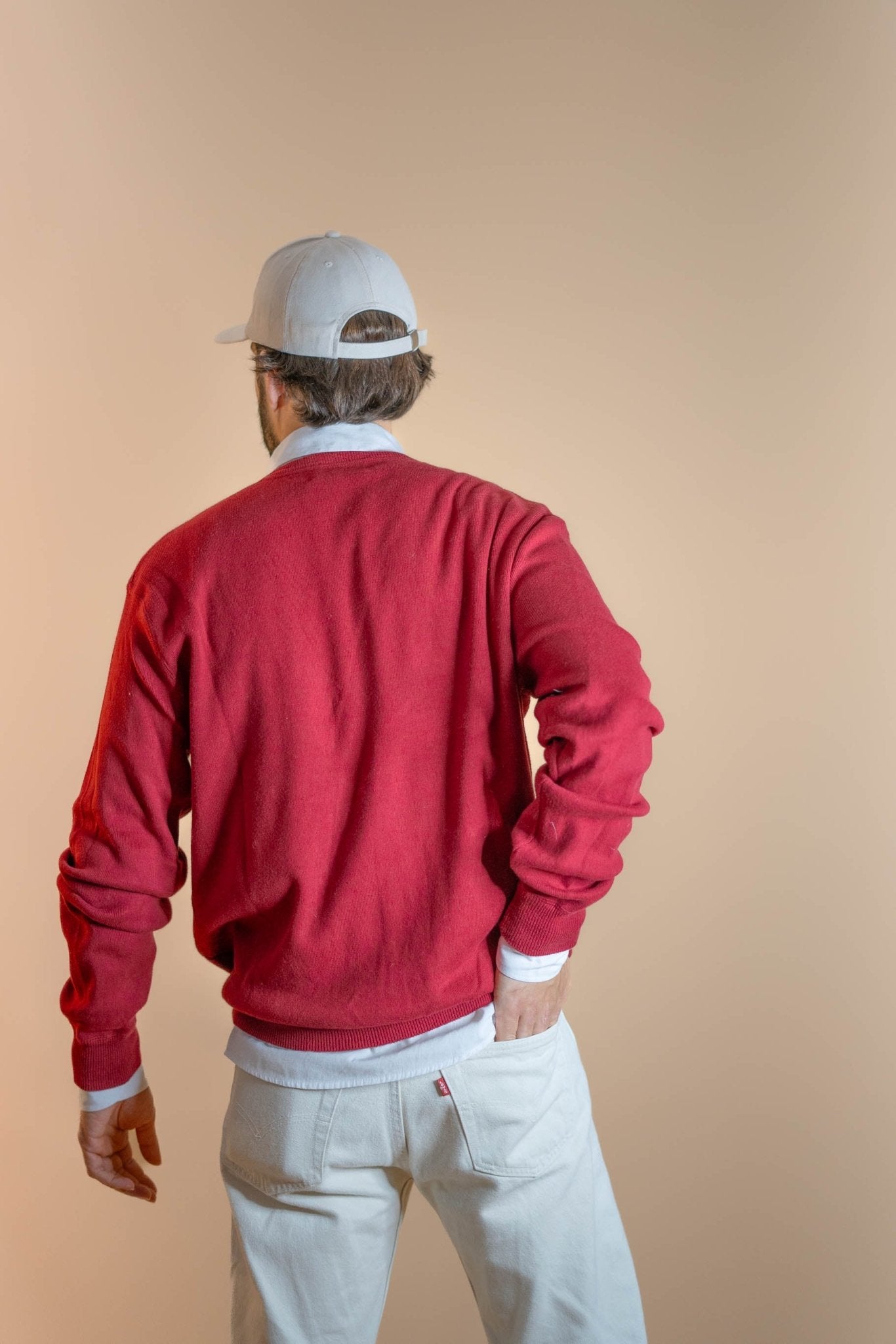 Sweat Ralph Lauren Rouge Homme 430 - ROUGE - M - amifrip - Friperie en ligne et vêtements vintage