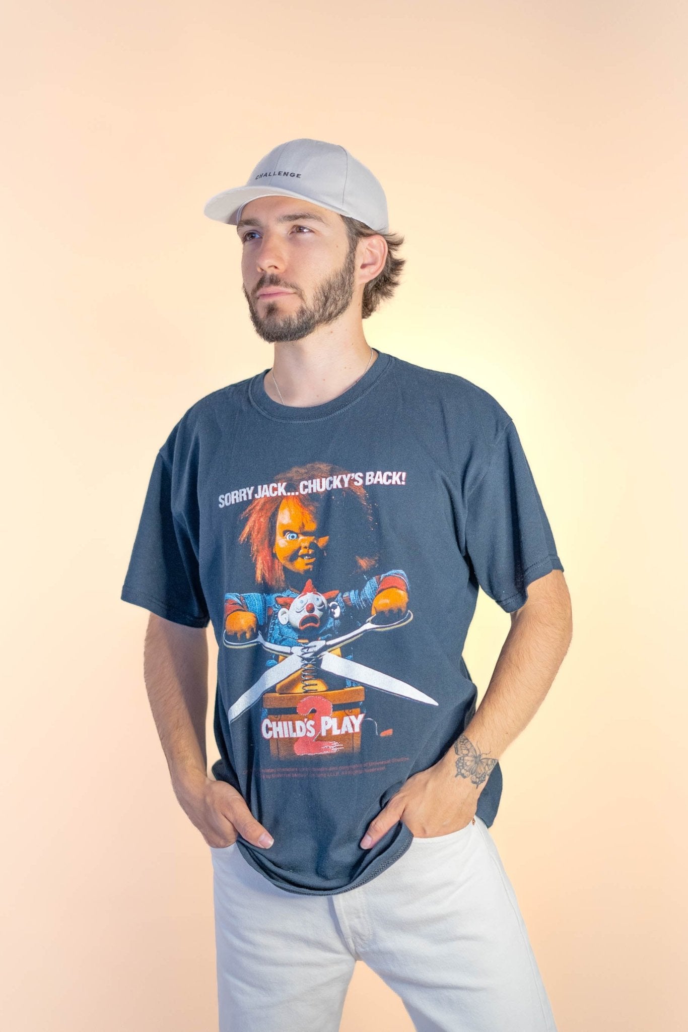 T-shirt "Chucky'S" Rétro 804 - L - NOIR - amifrip - Friperie en ligne et vêtements vintage