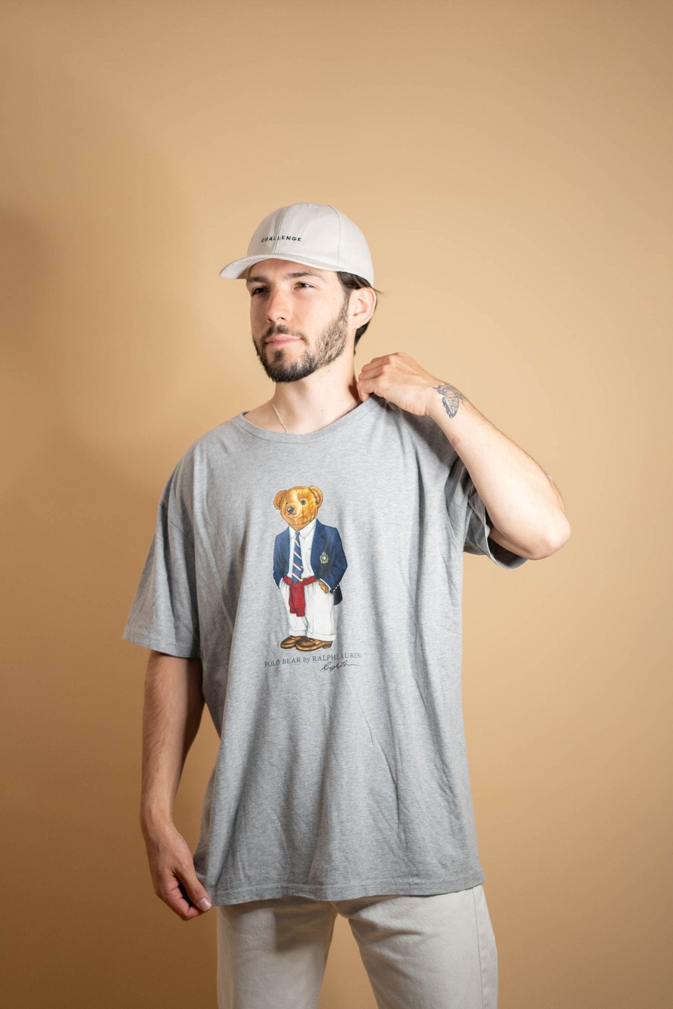T-shirt Ralph Lauren Bears Homme 592 - XL - GRIS - amifrip - Friperie en ligne et vêtements vintage