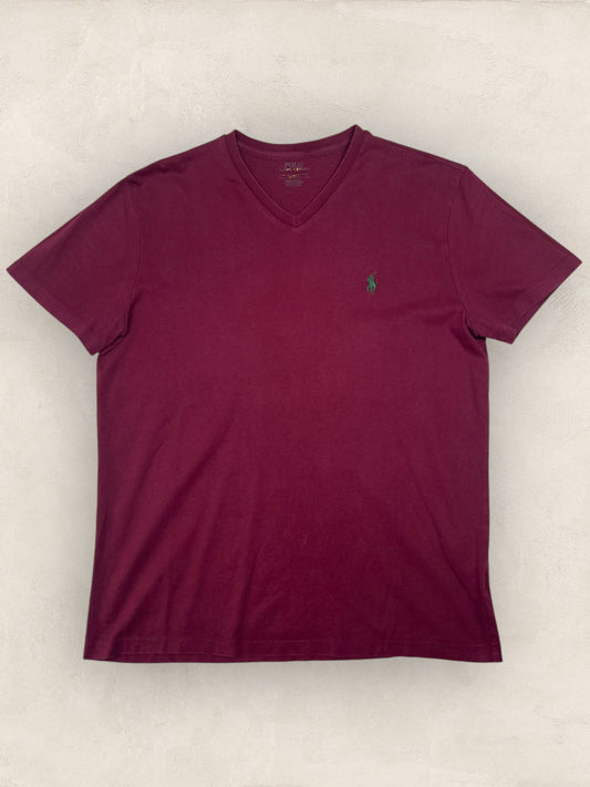 T-shirt Ralph Lauren Bordeaux M Homme Ref : 717 - Bordeaux - M - amifrip - Friperie en ligne et vêtements vintage