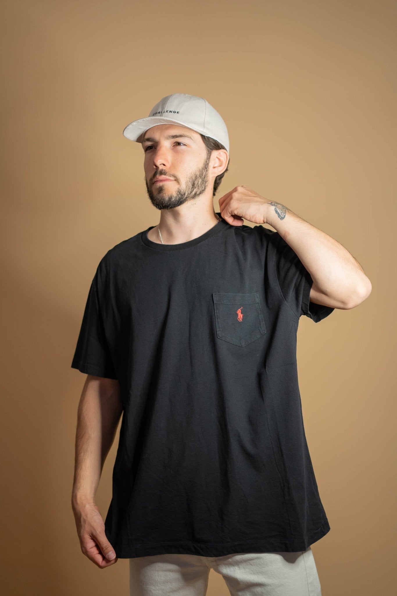 T-shirt Ralph Lauren Homme 504 - L - NOIR - amifrip - Friperie en ligne et vêtements vintage