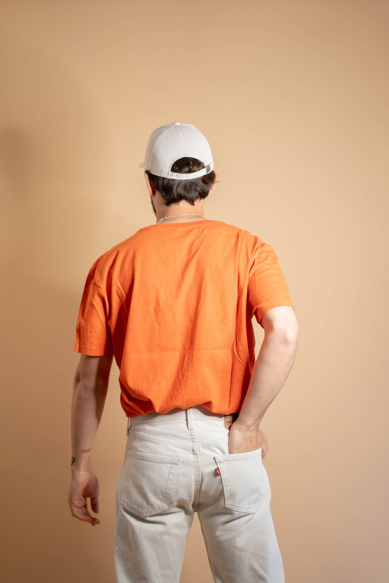 T-shirt Ralph Lauren Homme 507 - L - ORANGE - amifrip - Friperie en ligne et vêtements vintage