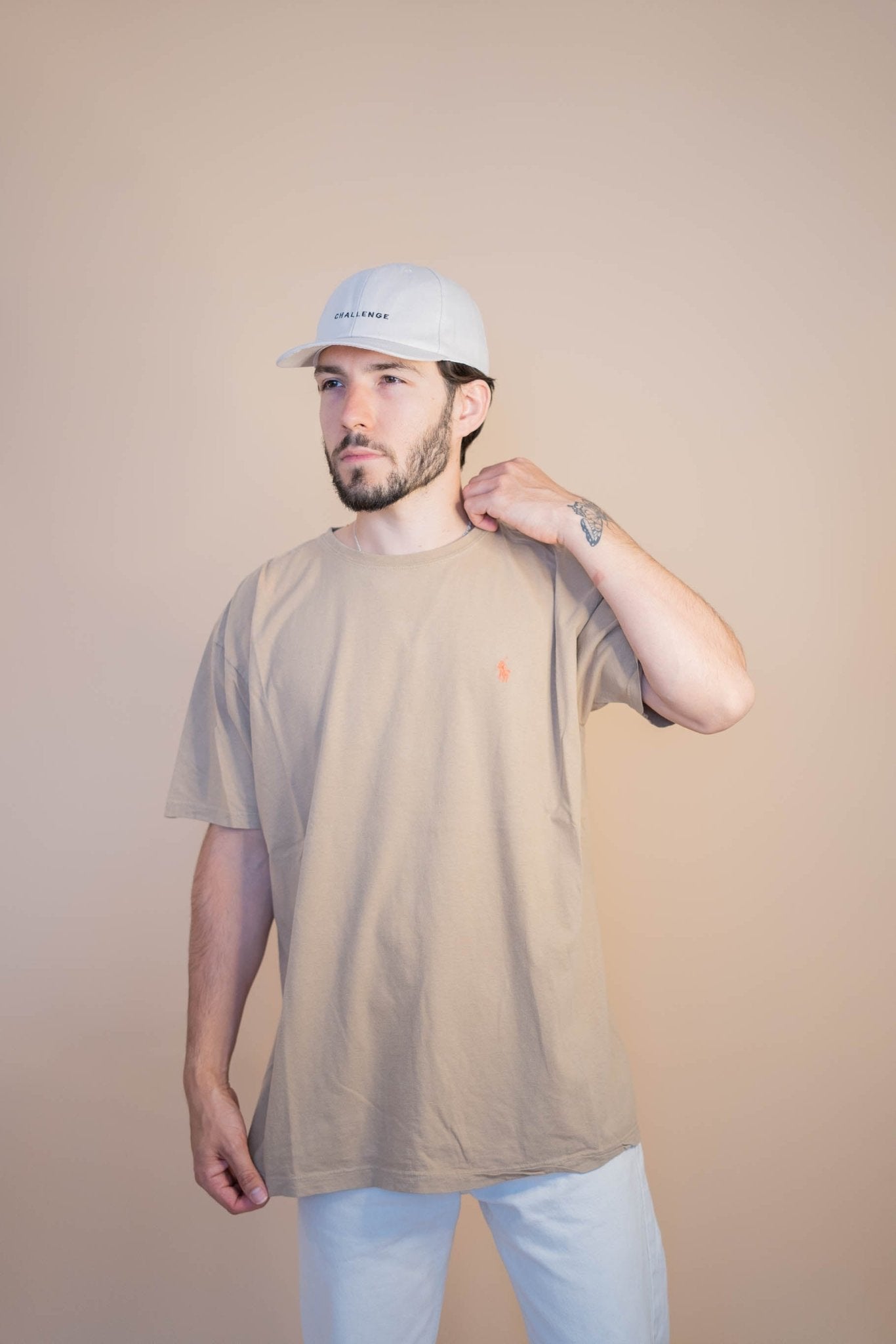 T-shirt Ralph Lauren Homme 514 - L - BEIGE - amifrip - Friperie en ligne et vêtements vintage