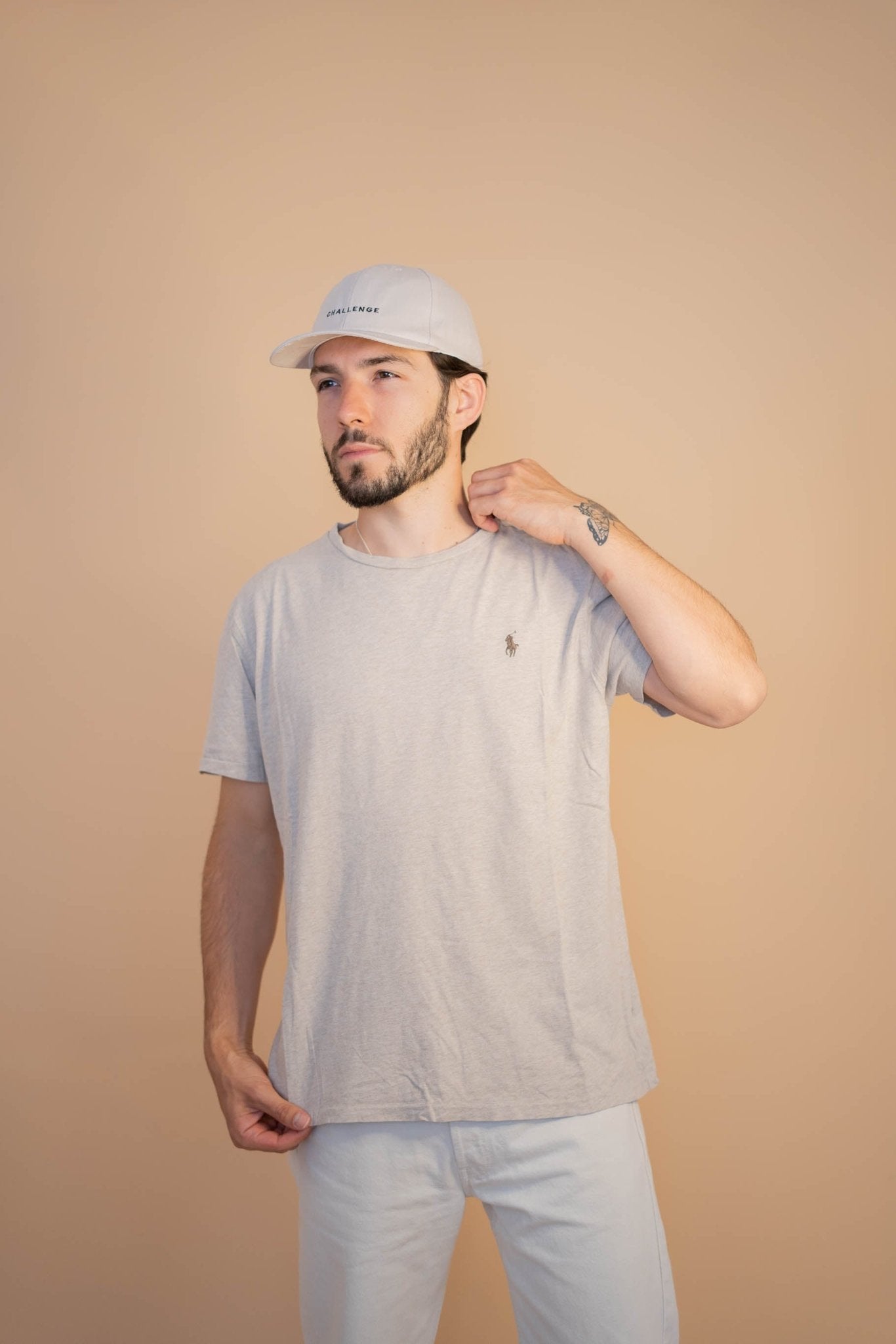 T-shirt Ralph Lauren Homme 526 - L - BEIGE - amifrip - Friperie en ligne et vêtements vintage