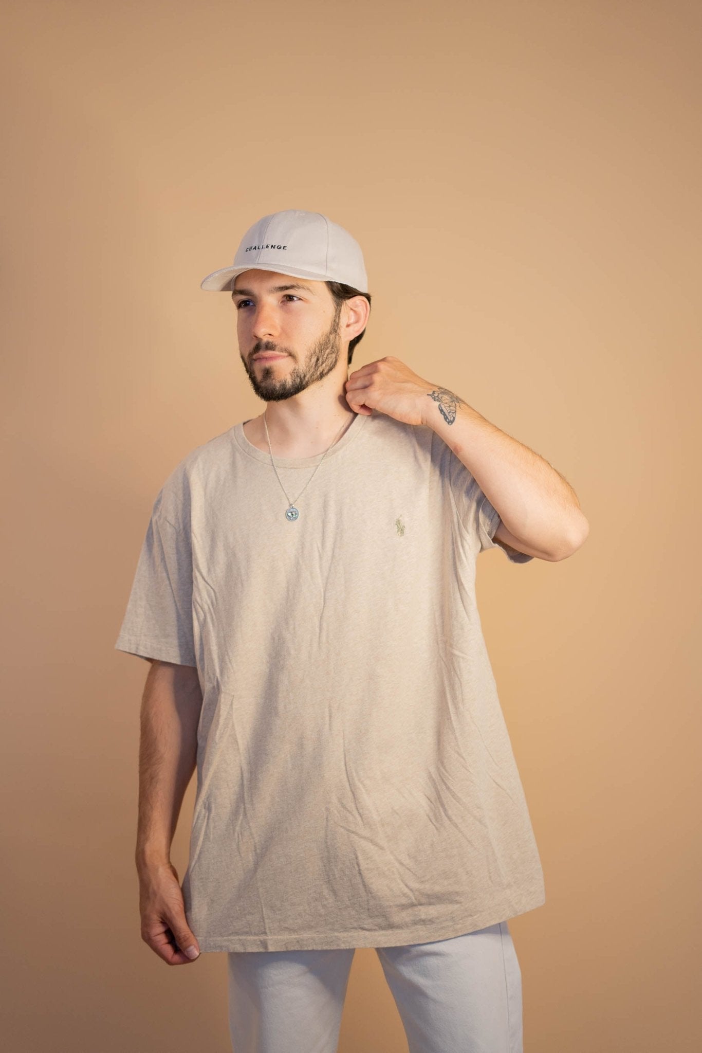 T-shirt Ralph Lauren Homme 535 - XL - BEIGE - amifrip - Friperie en ligne et vêtements vintage