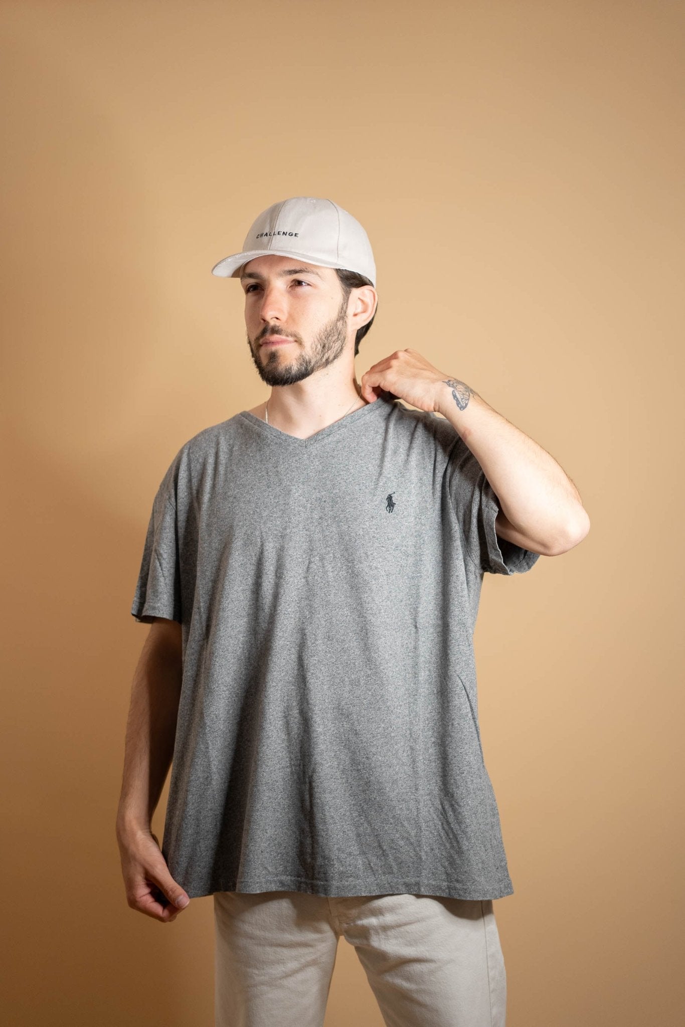 T-shirt Ralph Lauren Homme 578 - XL - GRIS - amifrip - Friperie en ligne et vêtements vintage