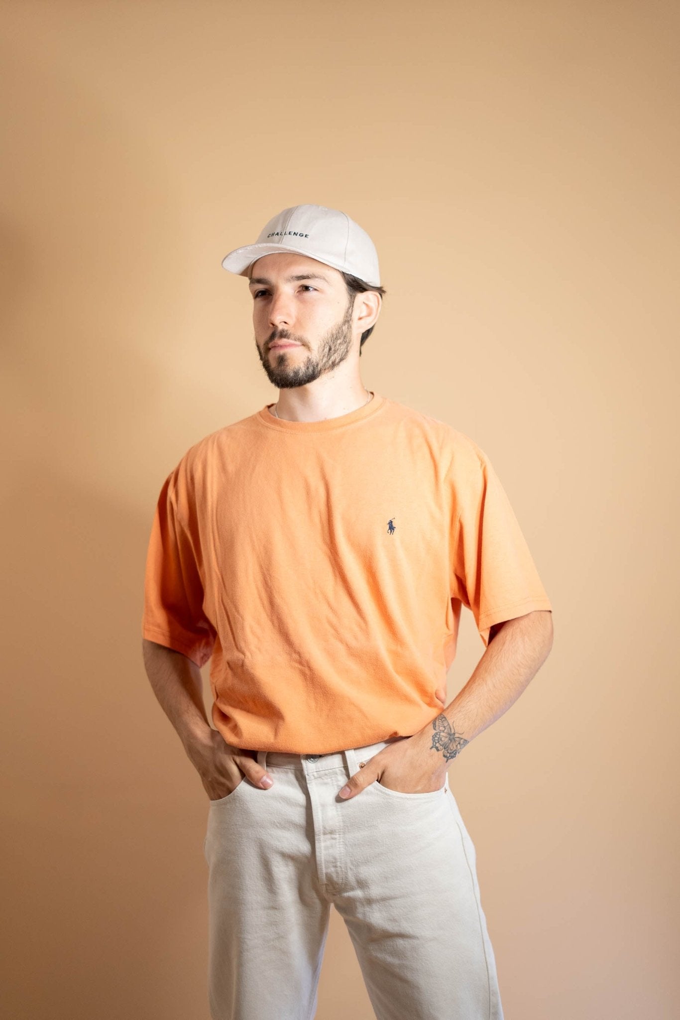 T-shirt Ralph Lauren Homme 580 - L - ORANGE - amifrip - Friperie en ligne et vêtements vintage