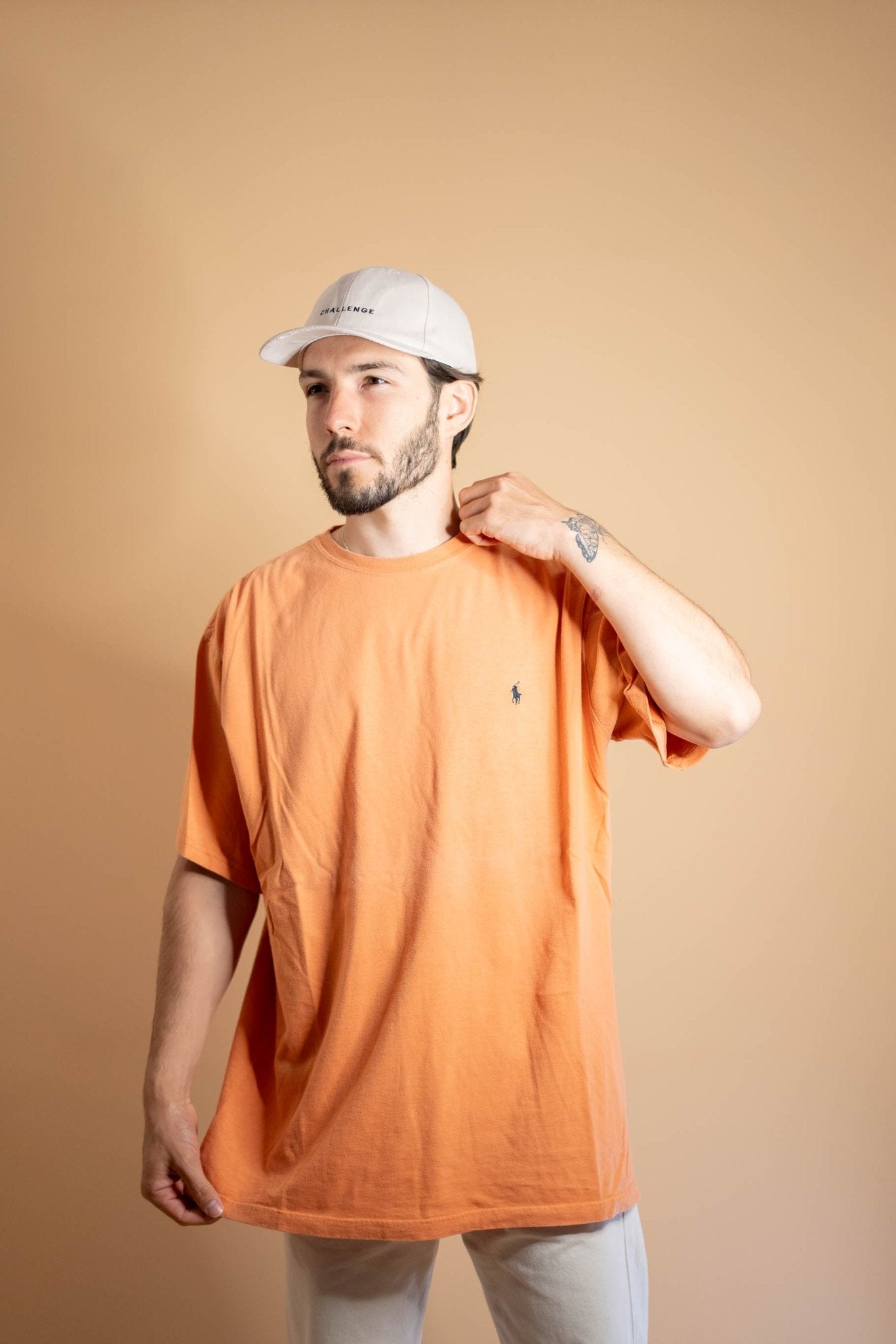 T-shirt Ralph Lauren Homme 580 - L - ORANGE - amifrip - Friperie en ligne et vêtements vintage