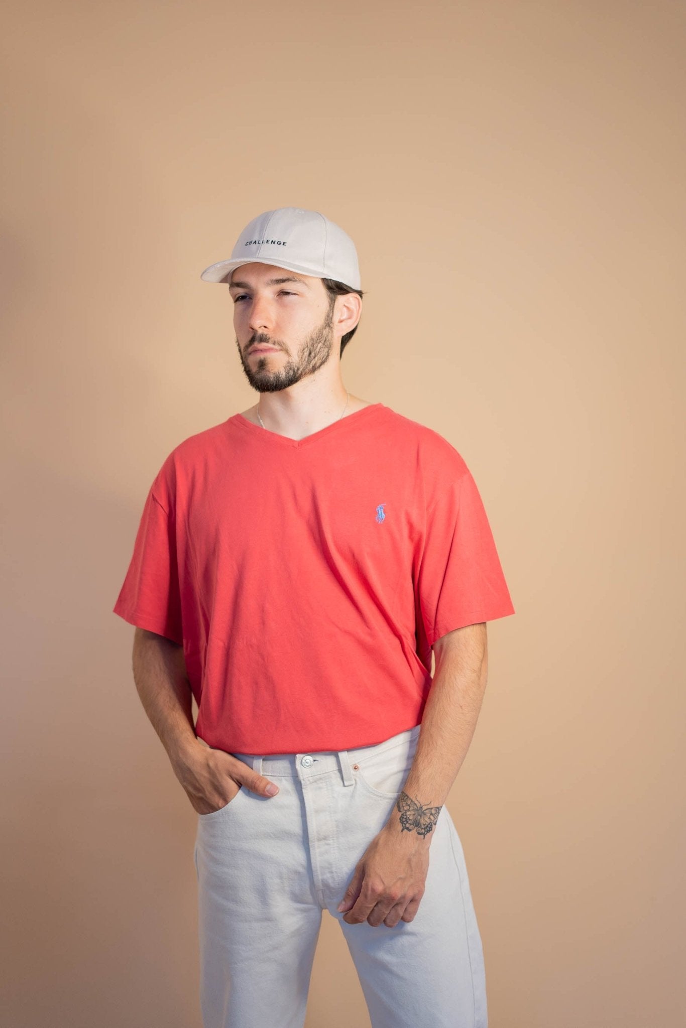 T-shirt Ralph Lauren Homme 587 - 2XL - ORANGE - amifrip - Friperie en ligne et vêtements vintage