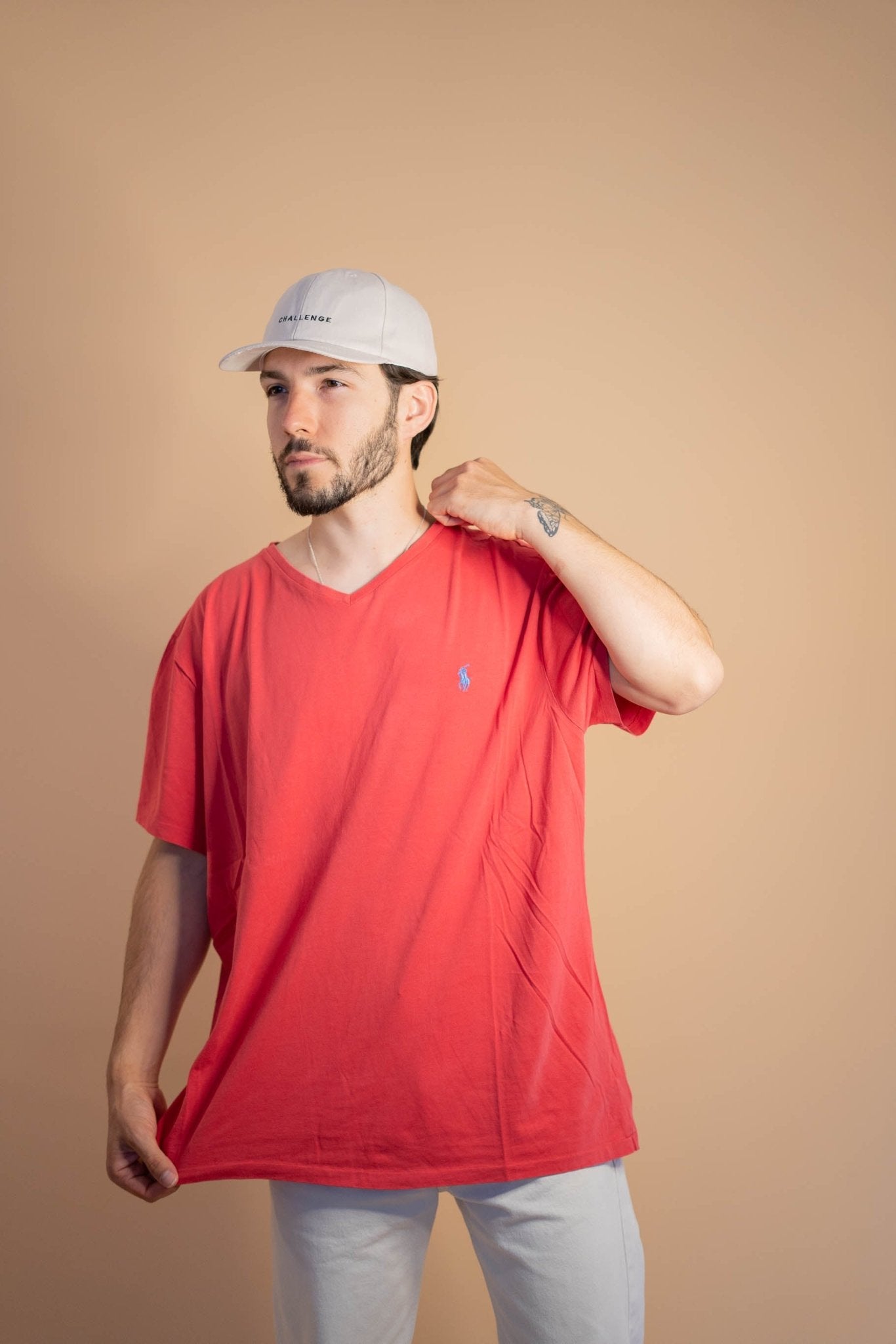 T-shirt Ralph Lauren Homme 587 - 2XL - ORANGE - amifrip - Friperie en ligne et vêtements vintage
