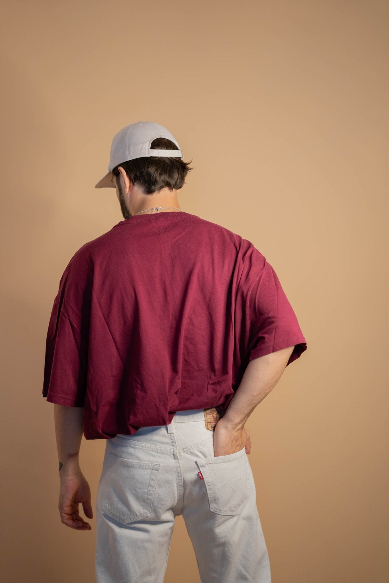 T-shirt Ralph Lauren Homme 590 - 2XL - BORDEAUX - amifrip - Friperie en ligne et vêtements vintage