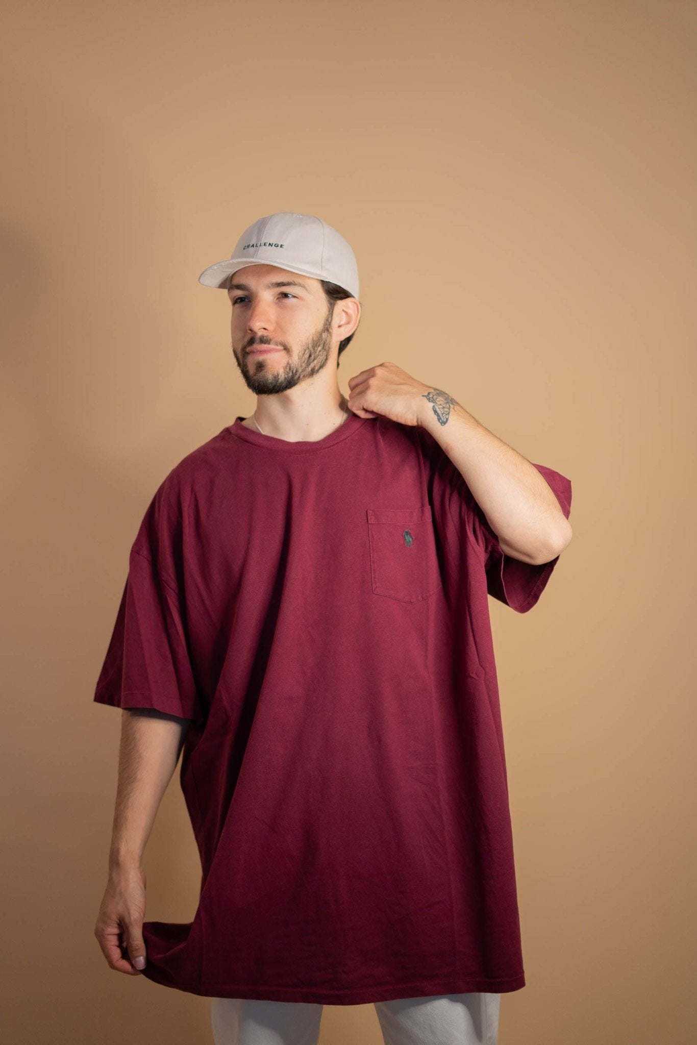 T-shirt Ralph Lauren Homme 590 - 2XL - BORDEAUX - amifrip - Friperie en ligne et vêtements vintage