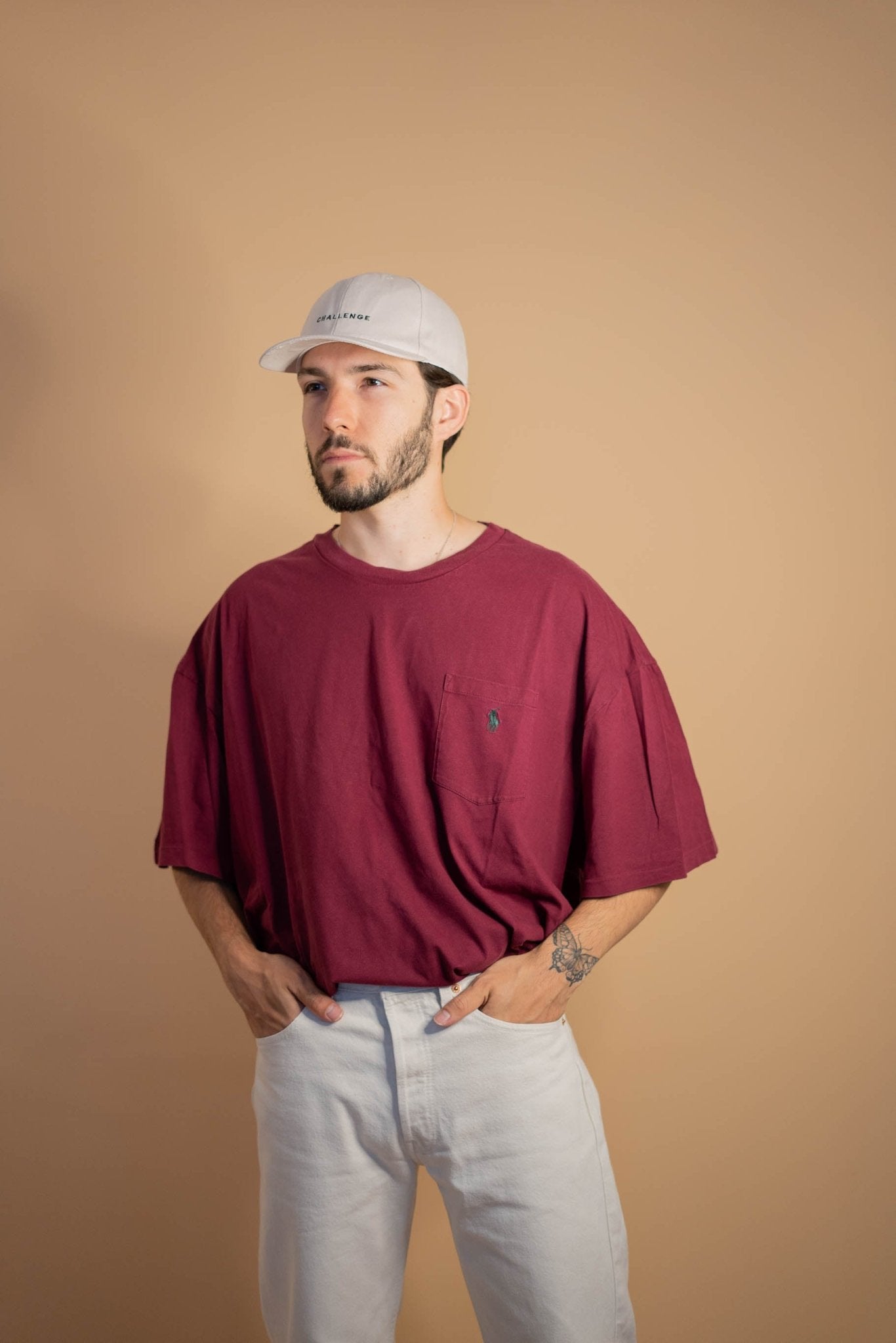 T-shirt Ralph Lauren Homme 590 - 2XL - BORDEAUX - amifrip - Friperie en ligne et vêtements vintage