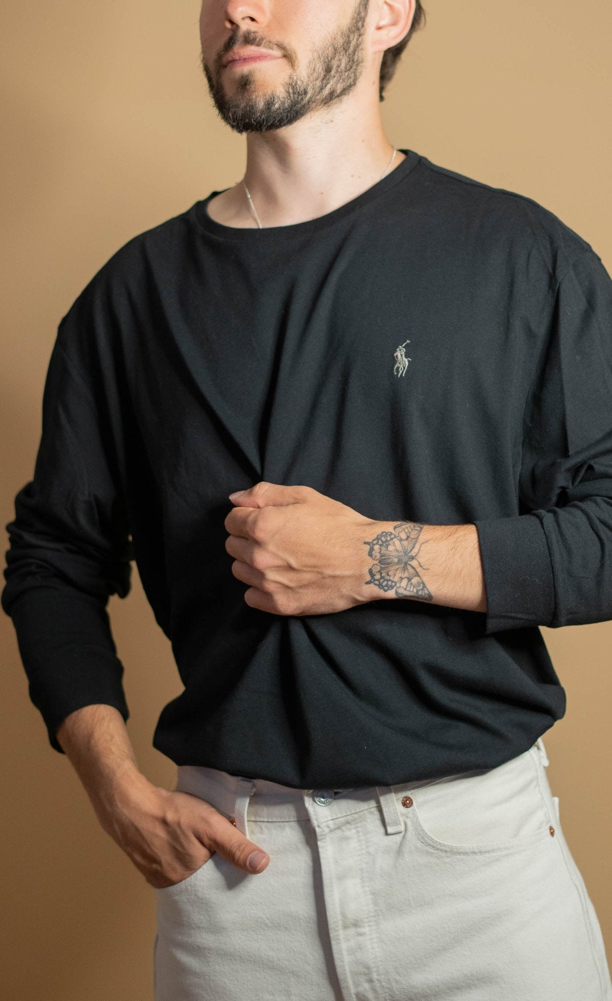 T-shirt Ralph Lauren Homme 722 - L - NOIR - amifrip - Friperie en ligne et vêtements vintage