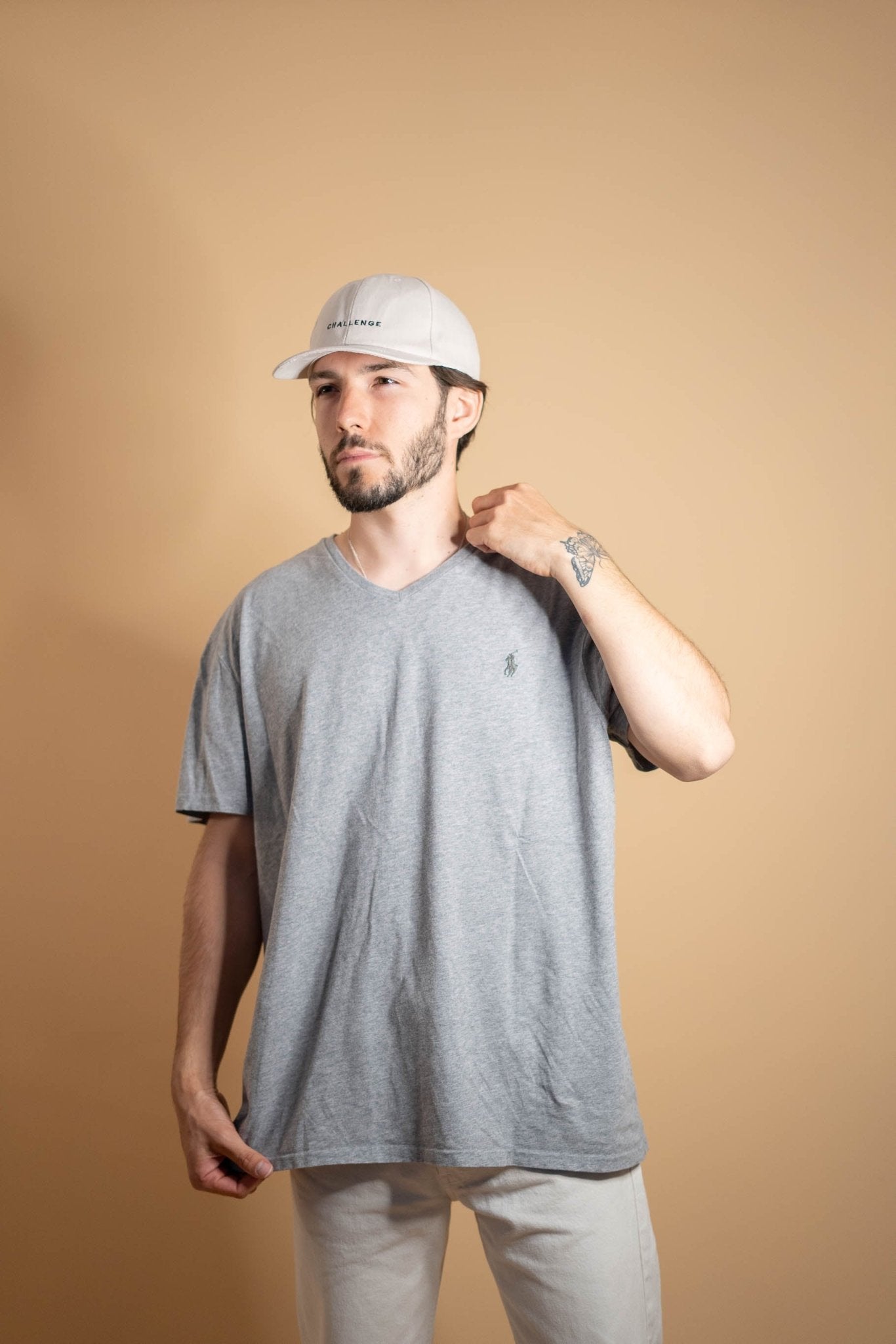 T-shirt Ralph Lauren Homme 744 - XL - GRIS - amifrip - Friperie en ligne et vêtements vintage