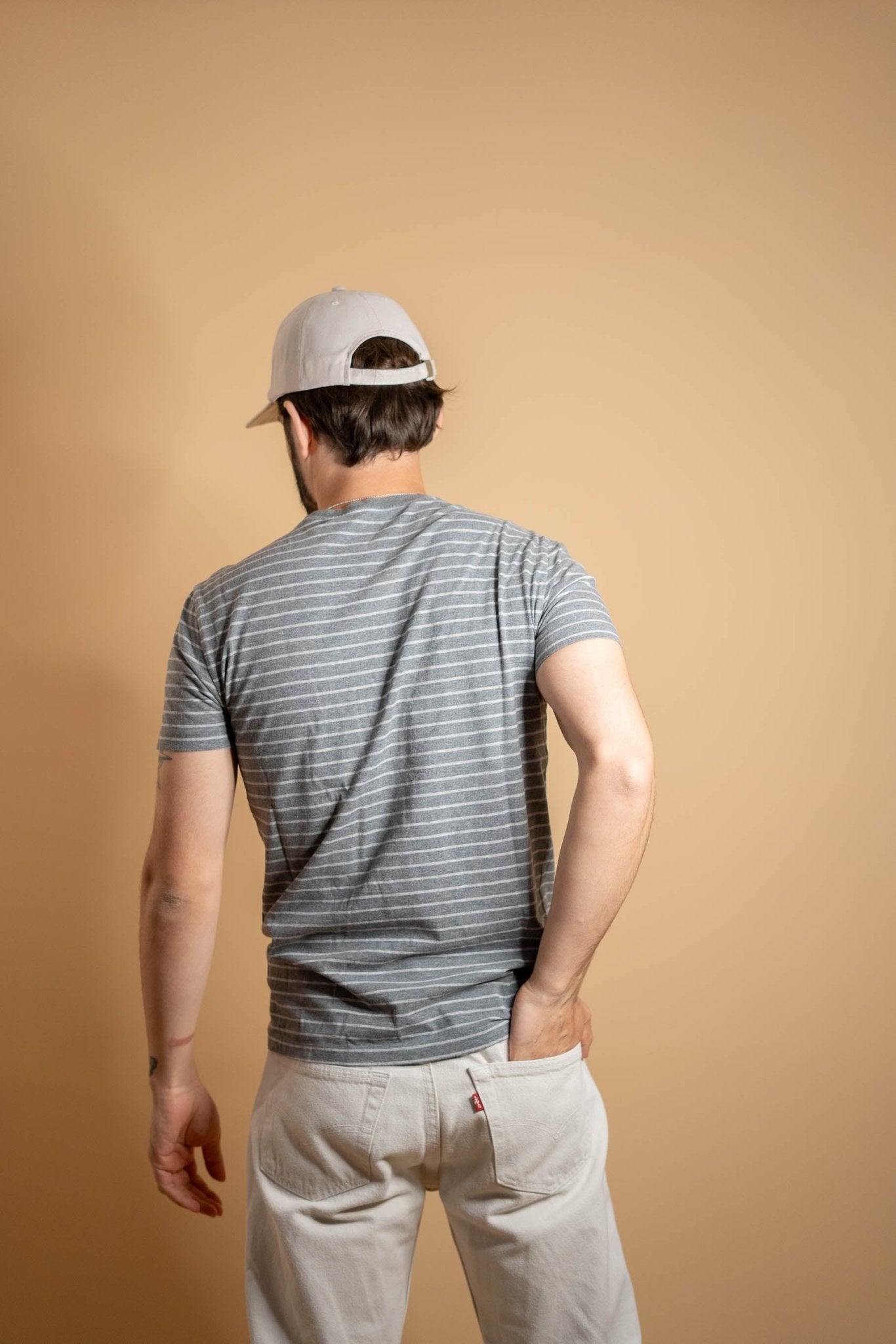 T-shirt Ralph Lauren Homme 745 - S (Ajusté) - GRIS - amifrip - Friperie en ligne et vêtements vintage