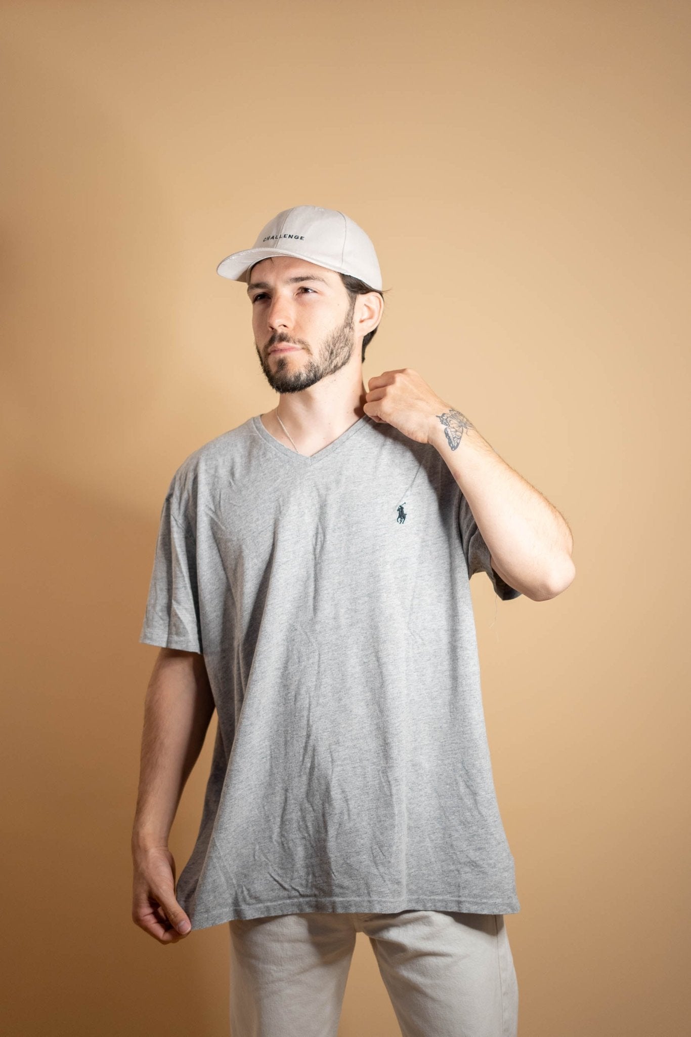 T-shirt Ralph Lauren Homme 747 - XL - GRIS - amifrip - Friperie en ligne et vêtements vintage