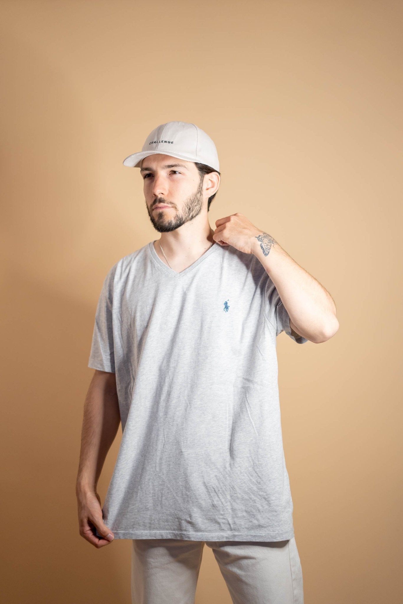 T-shirt Ralph Lauren Homme 750 - XL - GRIS - amifrip - Friperie en ligne et vêtements vintage
