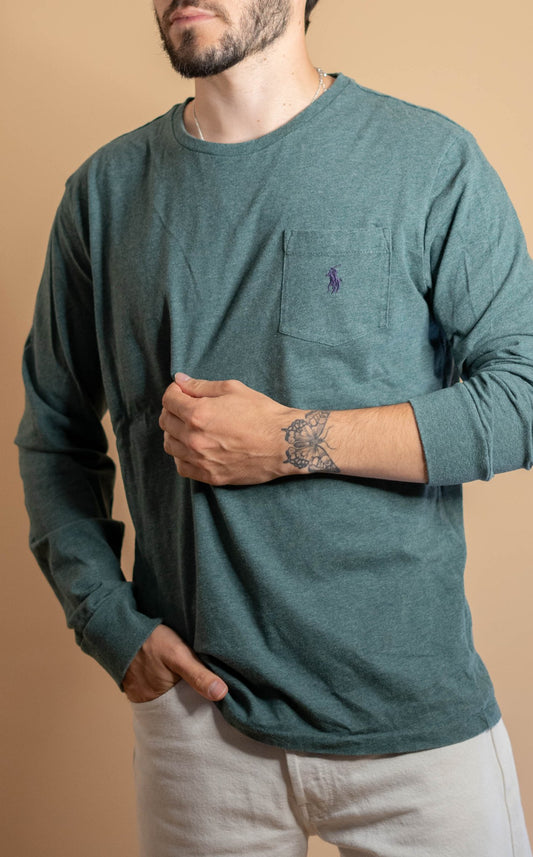 T-shirt Ralph Lauren Homme 751 - M - VERT - amifrip - Friperie en ligne et vêtements vintage