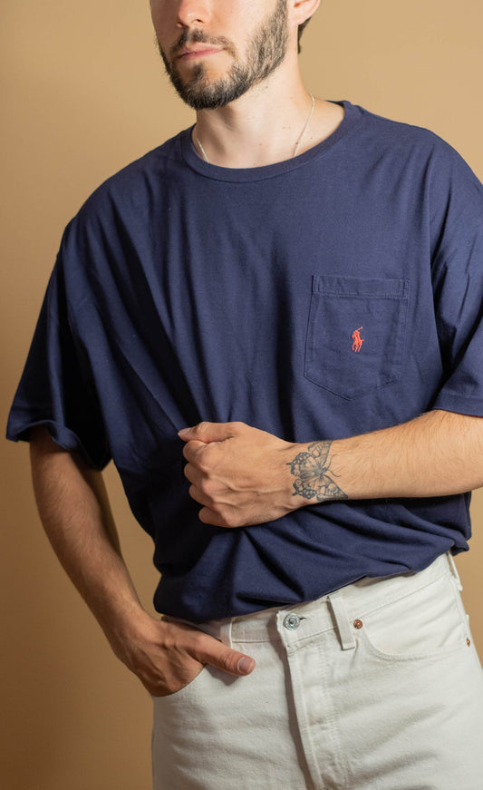 T-shirt Ralph Lauren Homme 765 - XL - BLEU - amifrip - Friperie en ligne et vêtements vintage