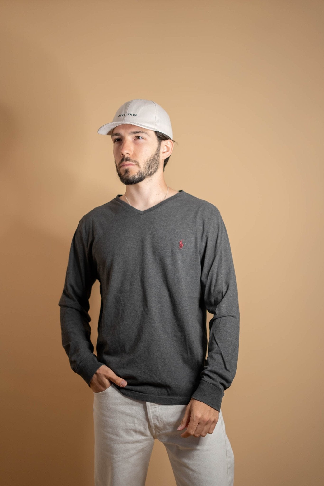 T-shirt Ralph Lauren Homme 767 - M - GRIS - amifrip - Friperie en ligne et vêtements vintage