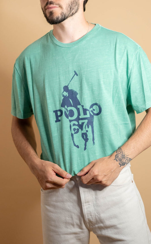 T-shirt Ralph Lauren Homme 769 - M - VERT - amifrip - Friperie en ligne et vêtements vintage