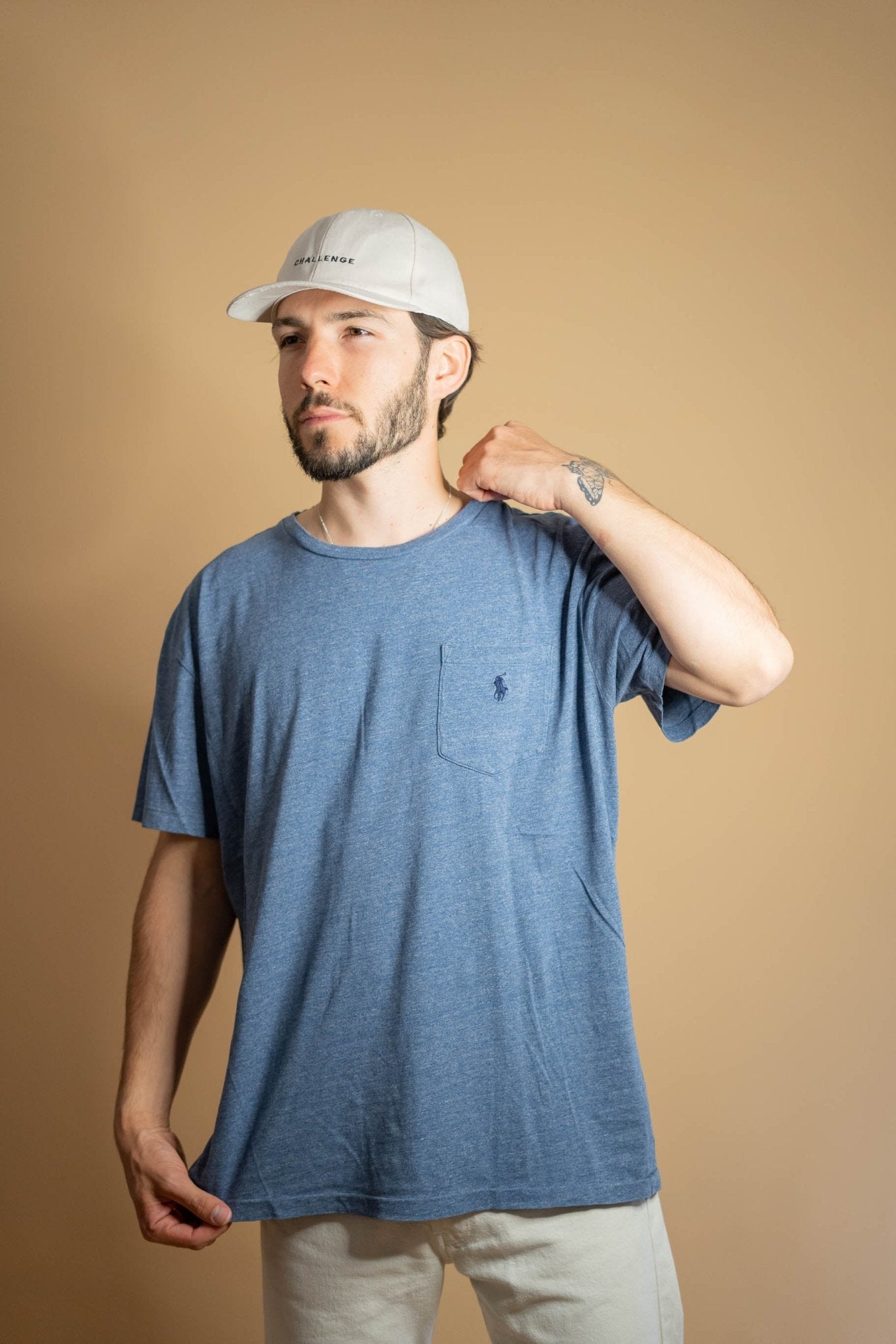 T-shirt Ralph Lauren Homme 779 - L - BLEU - amifrip - Friperie en ligne et vêtements vintage