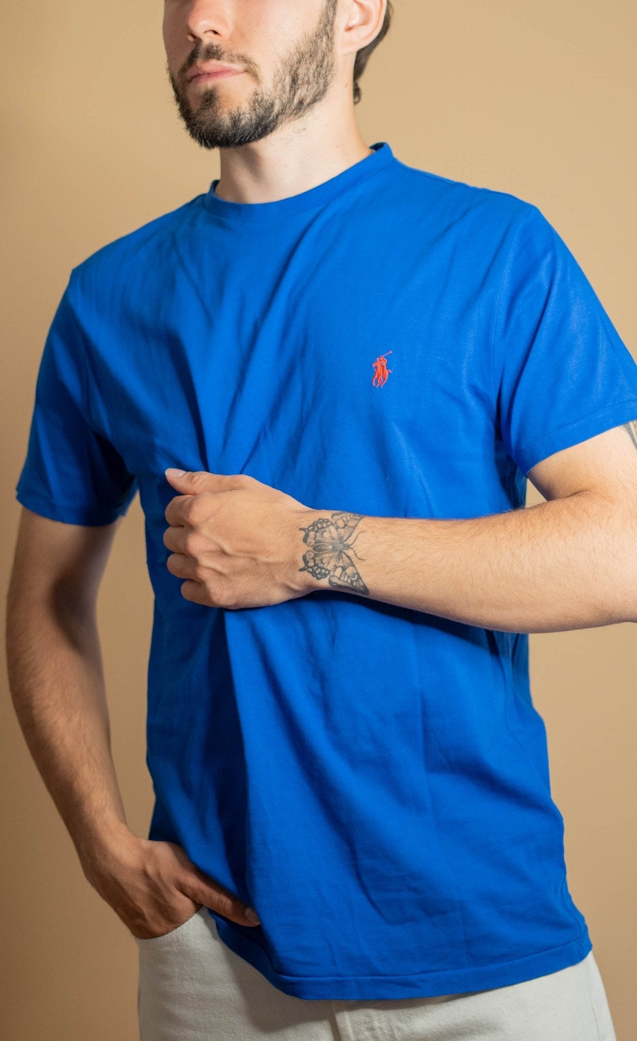 T-shirt Ralph Lauren Homme 791 - M - BLEU - amifrip - Friperie en ligne et vêtements vintage