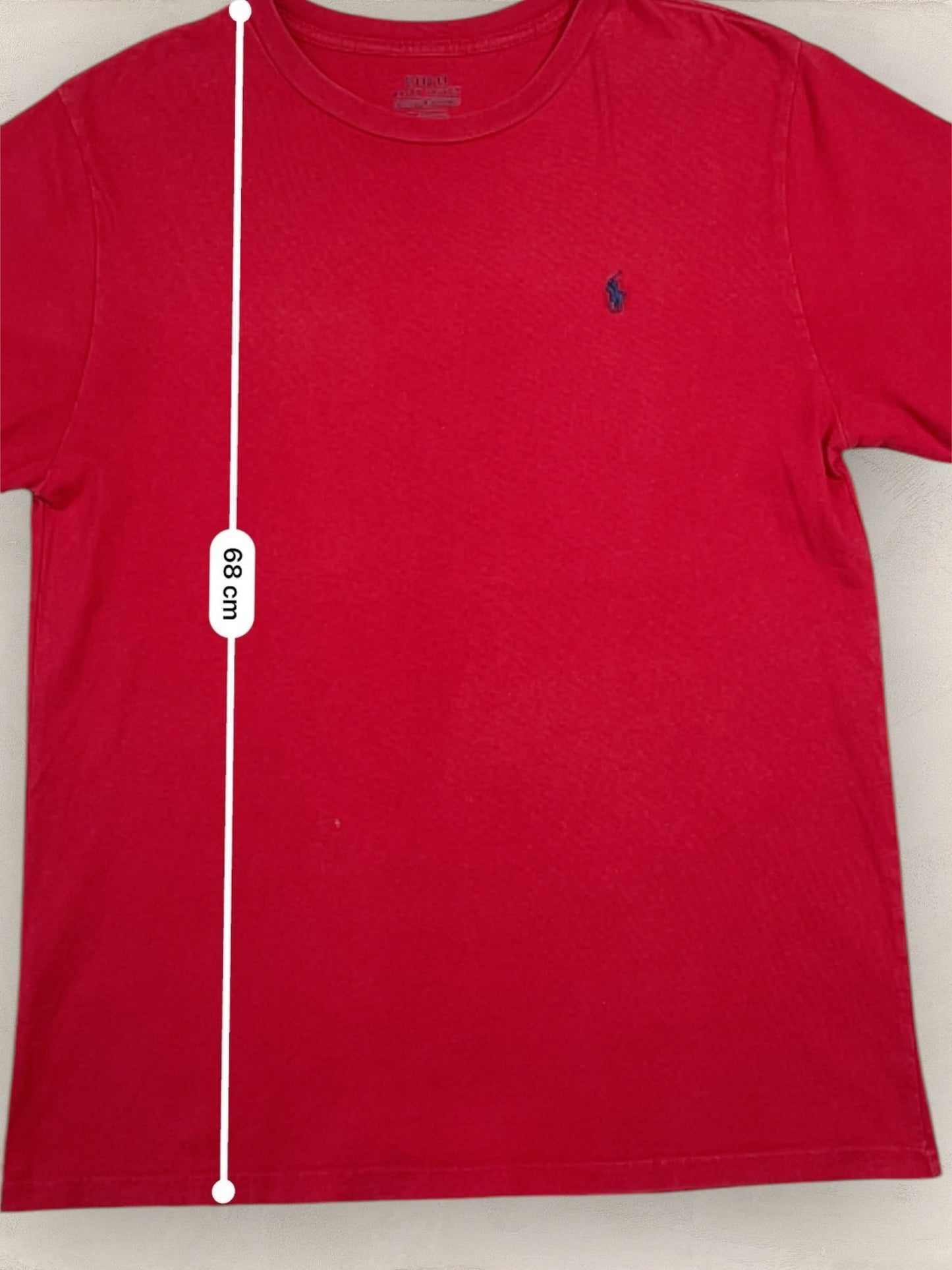 T-shirt Ralph Lauren Rouge S Homme Ref : 710 - Rouge - S - amifrip - Friperie en ligne et vêtements vintage